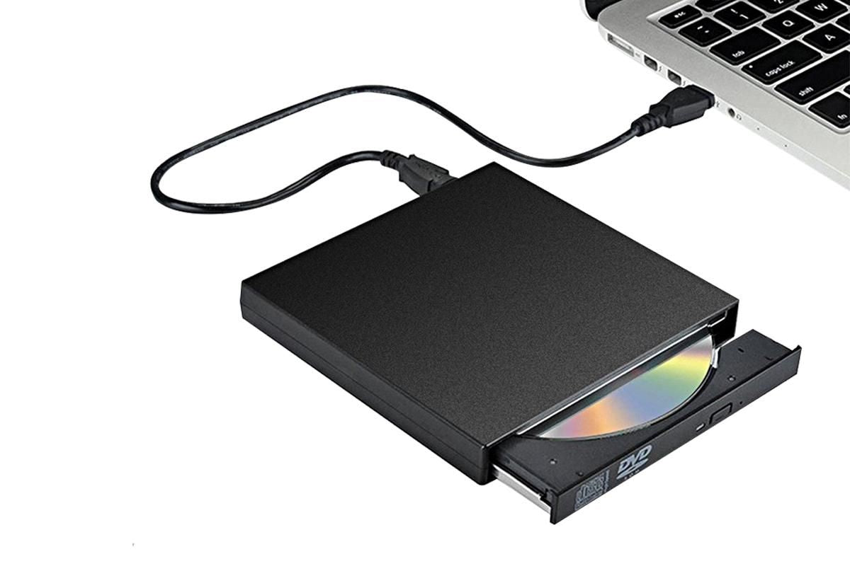 External CD RW Writer Player Protable USB 2.0 Drive for Laptop Notebook PC Desktop Computer-Black