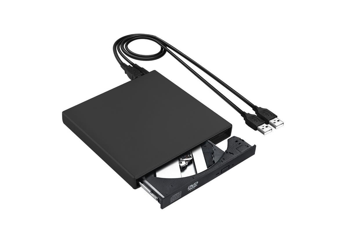 External CD RW Writer Player Protable USB 2.0 Drive for Laptop Notebook PC Desktop Computer-Black