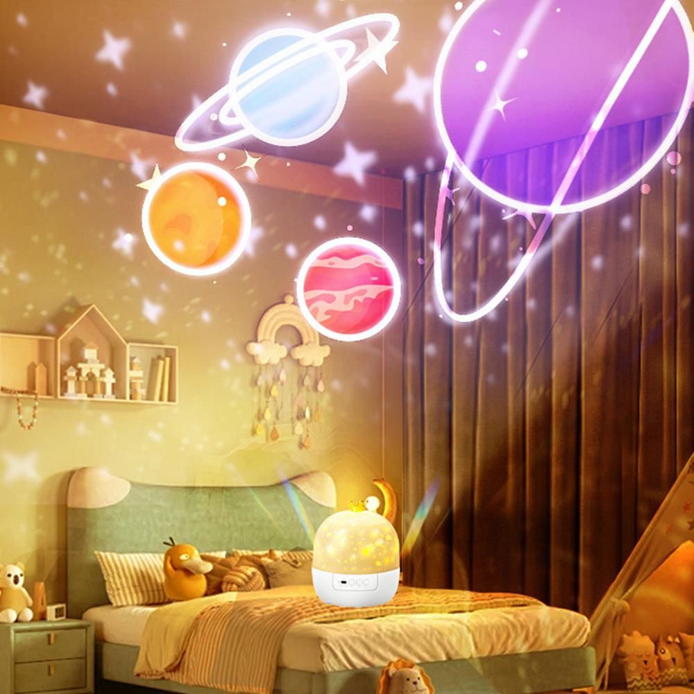 Crown Star Projector with 21 Films Bluetooth Speaker and Remote Control For Gift