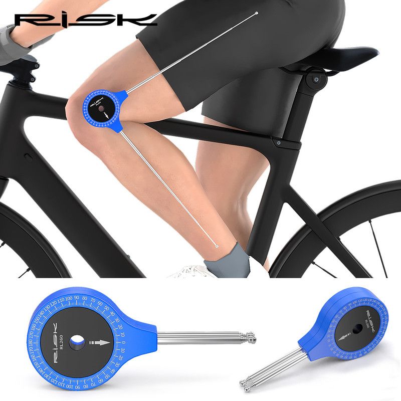 Road Bicycle Knee Joint Angle Measurement Tool - Cycling Posture Goniometer