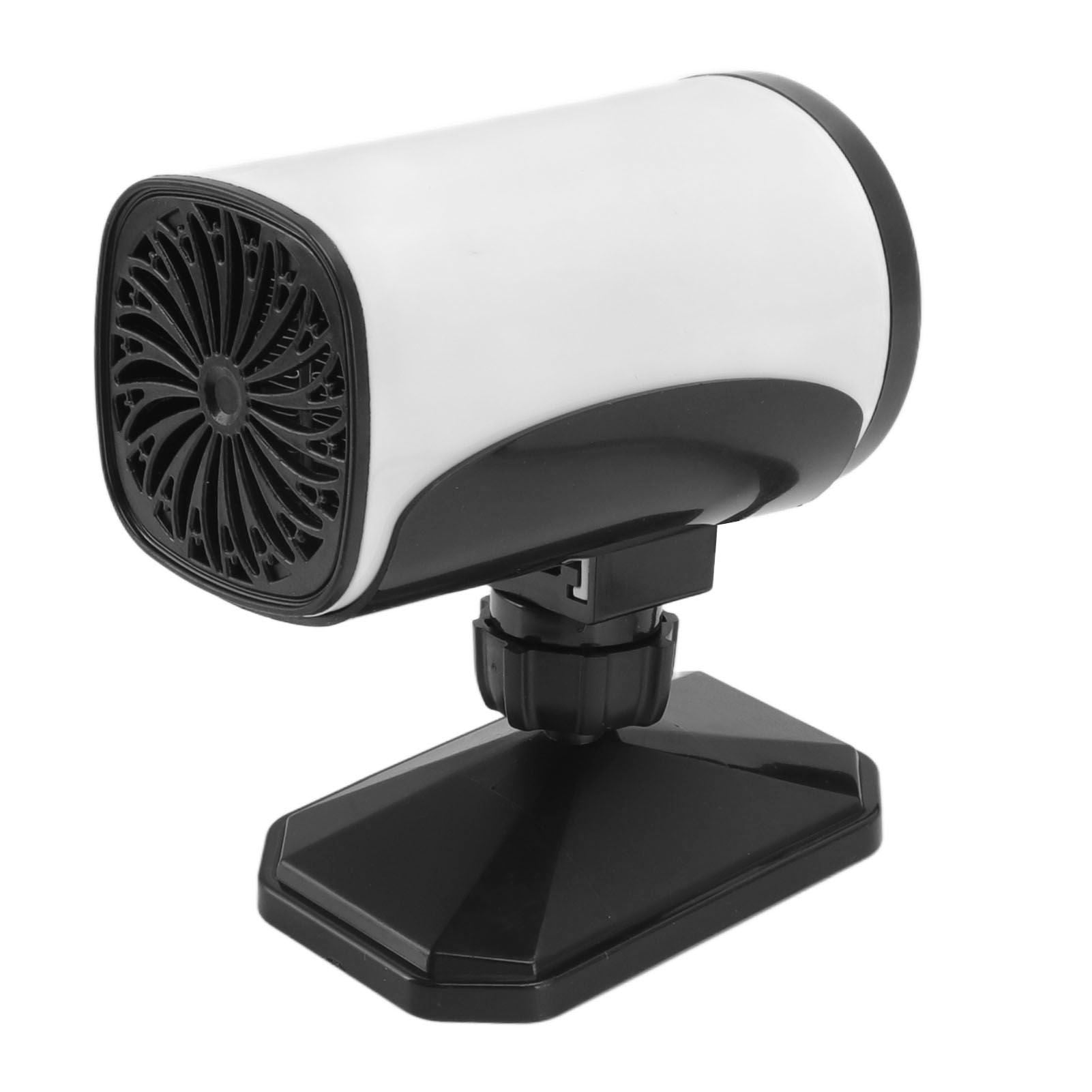 150W Car Heater 2 Modes Warming Cooling 360 Degree Rotation Portable Car Defroster Defogger 12V White