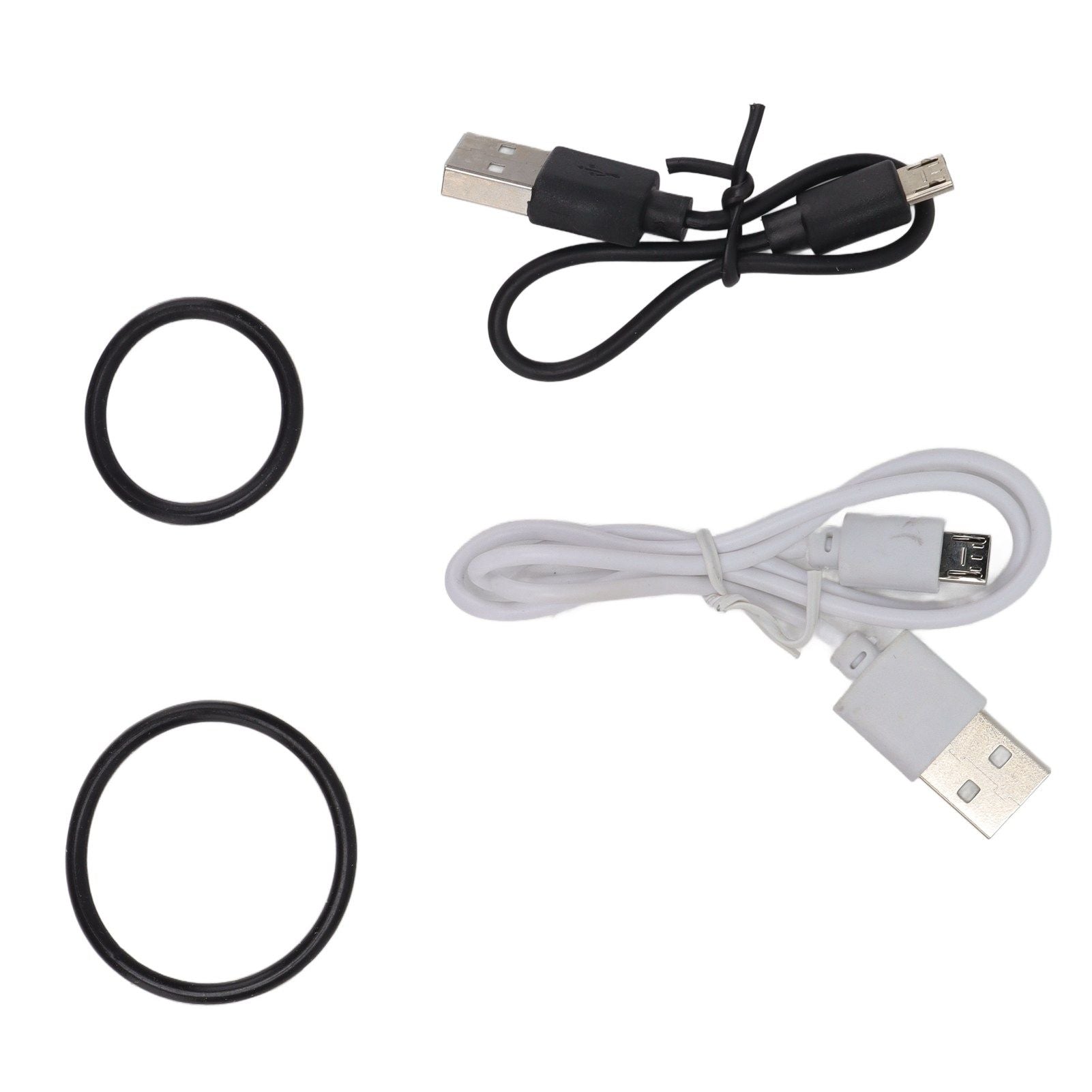 LED Cycling Light Kit Bike Front and Tail Lamps with Battery USB Charging Outdoor Riding Lamp Set
