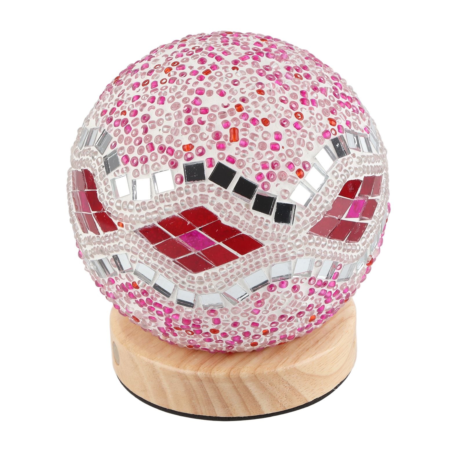 USB Charging Touch Tri Color Endless Dimming Baroque Nightlight Charging Table Lamp Decorative Glass Lamp