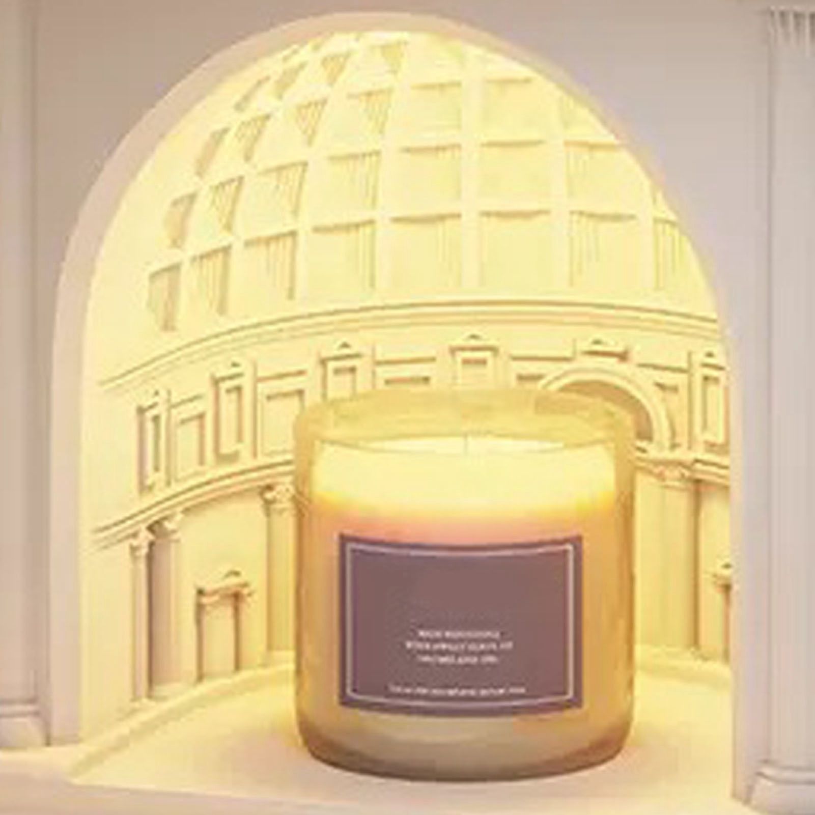 Candle Warmer Lamp Dimmable Decorative Palace Building Design Aroma Candle Melting Light for Bedroom CN Plug Candle Melting Lamp