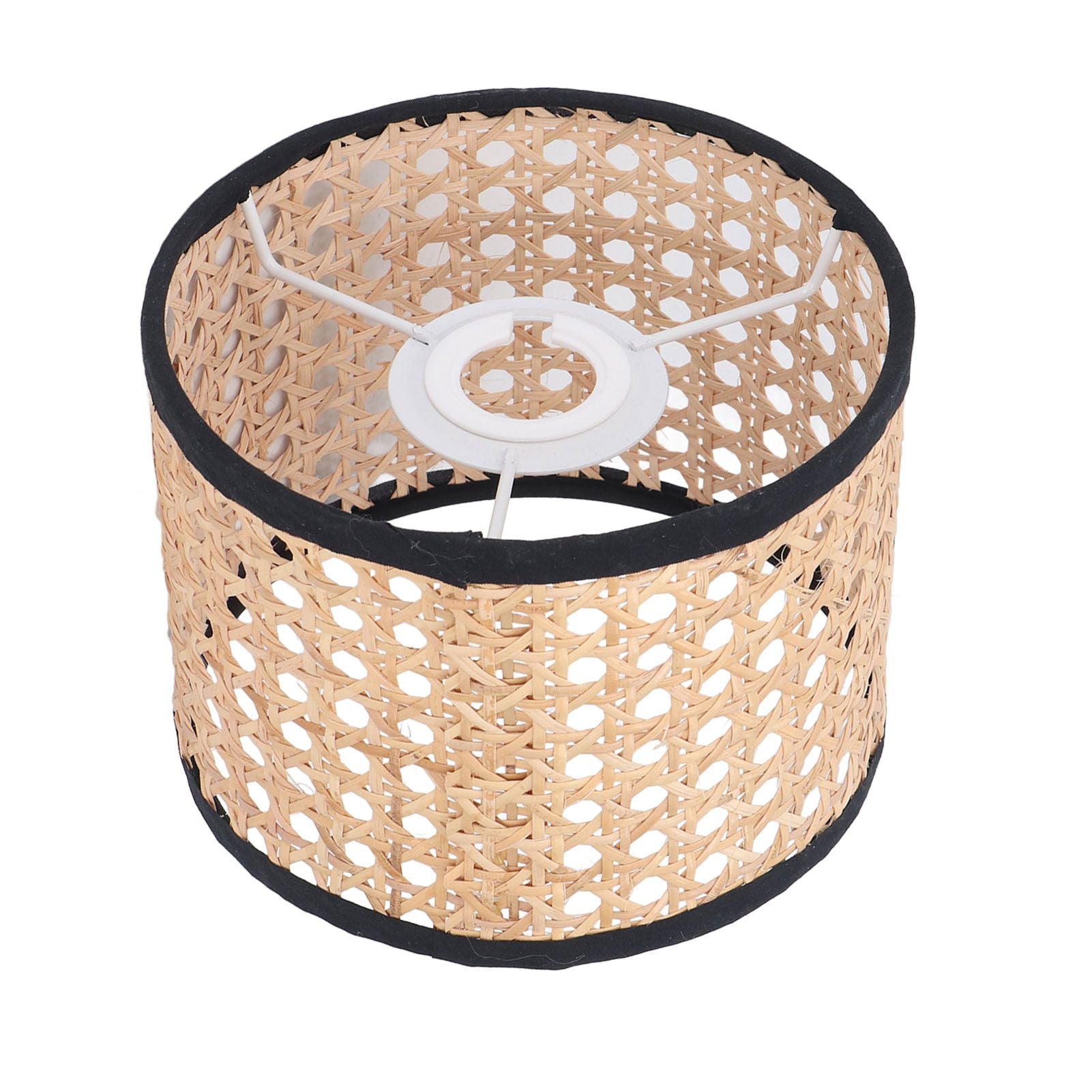 Rattan Lamp Shade Universal Rattan Woven Lampshade Lamp Cover for E27 E14 Chandelier Lamp Pendant Light Ceiling Lamp