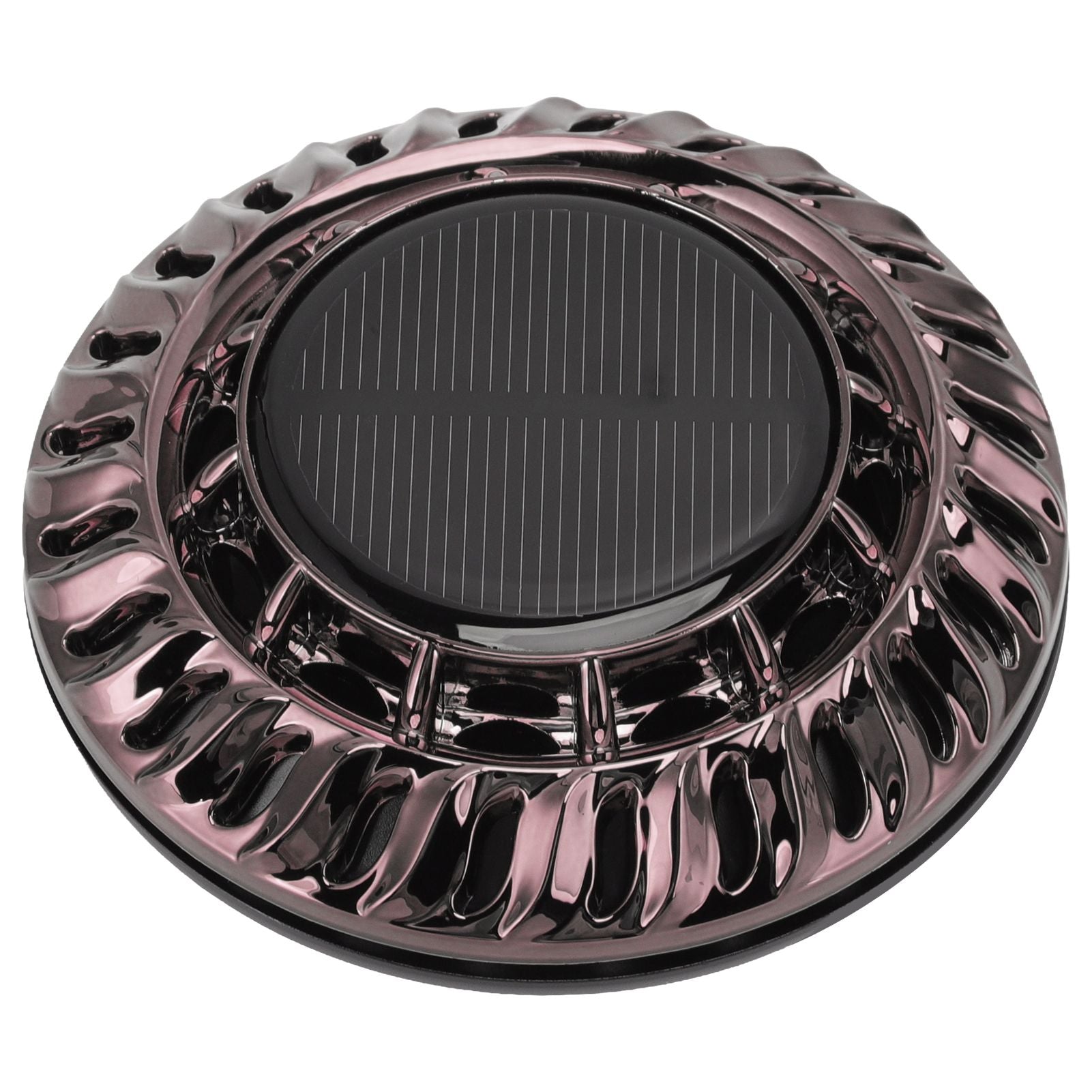 Solar Car Perfume Diffuser Automatic Rotating Decorative Car Aromatherapy Machine for Office Home Silver Black
