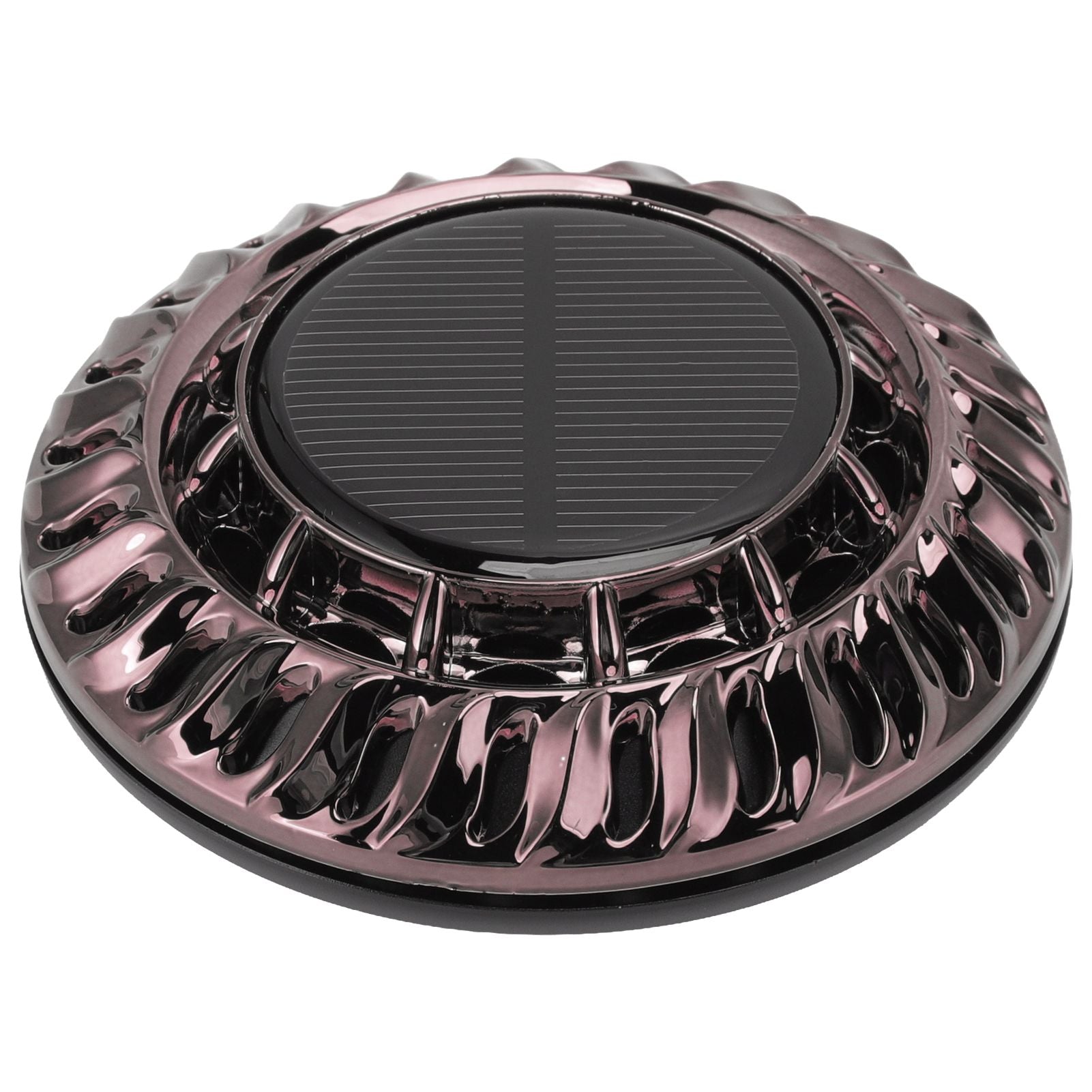 Solar Car Perfume Diffuser Automatic Rotating Decorative Car Aromatherapy Machine for Office Home Silver Black