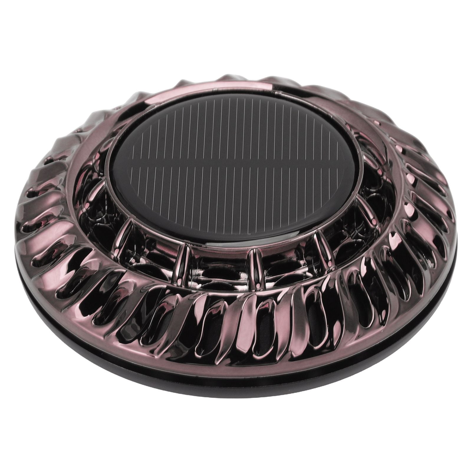Solar Car Perfume Diffuser Automatic Rotating Decorative Car Aromatherapy Machine for Office Home Silver Black