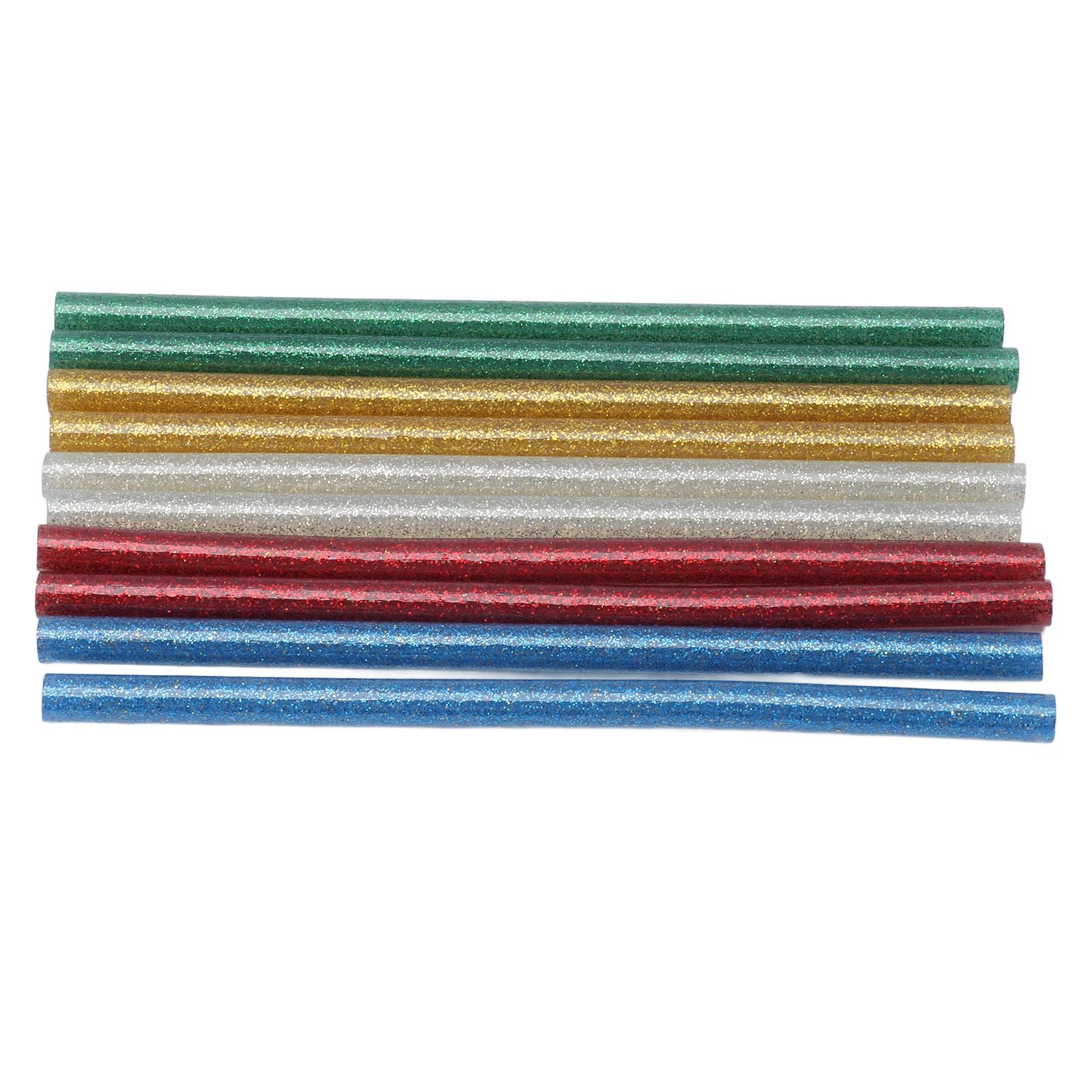 50pcs Full Colour Hot Glue Stick Easy Operation Fast Adhesion Clear Hot Glue Stick 7x140mm