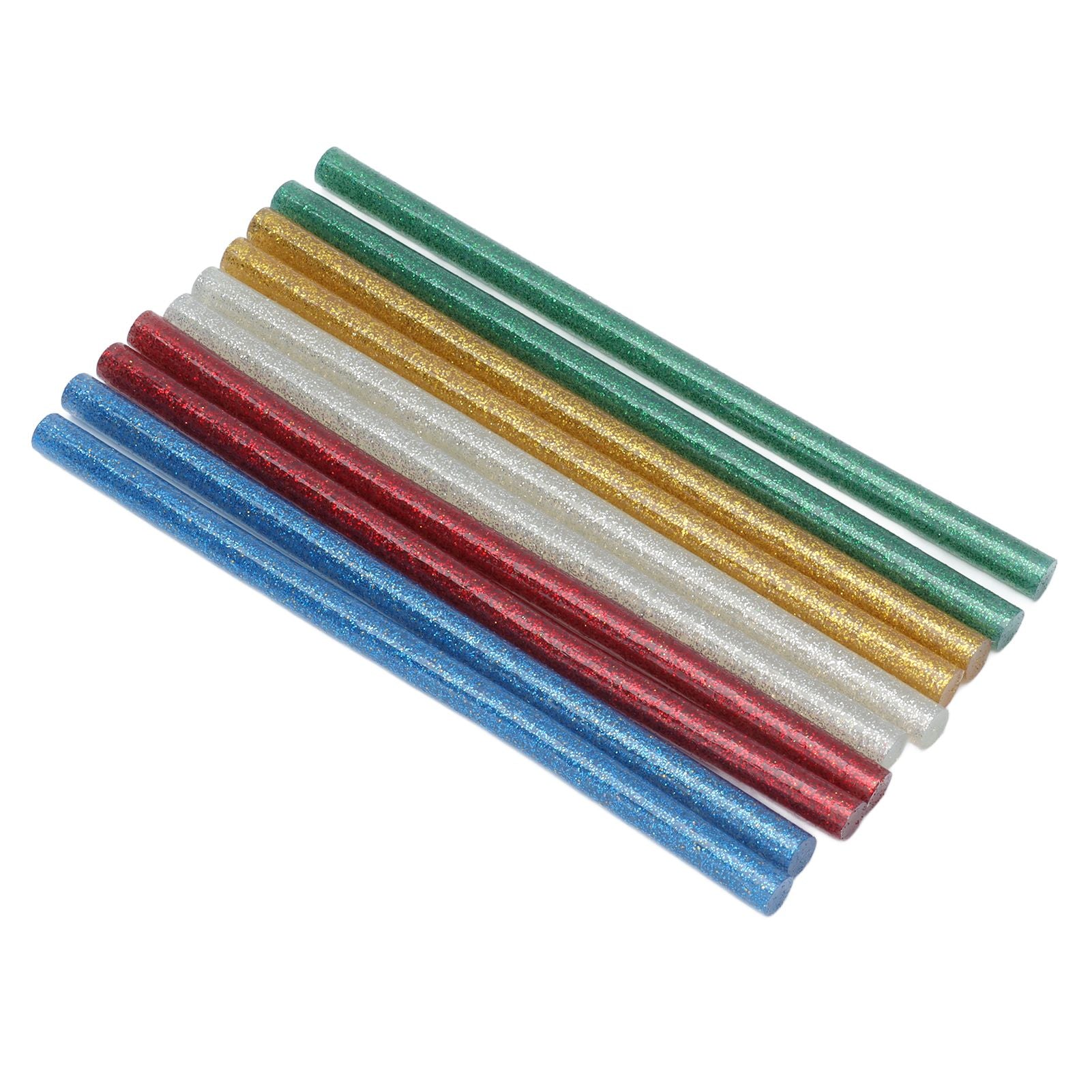 50pcs Full Colour Hot Glue Stick Easy Operation Fast Adhesion Clear Hot Glue Stick 7x140mm