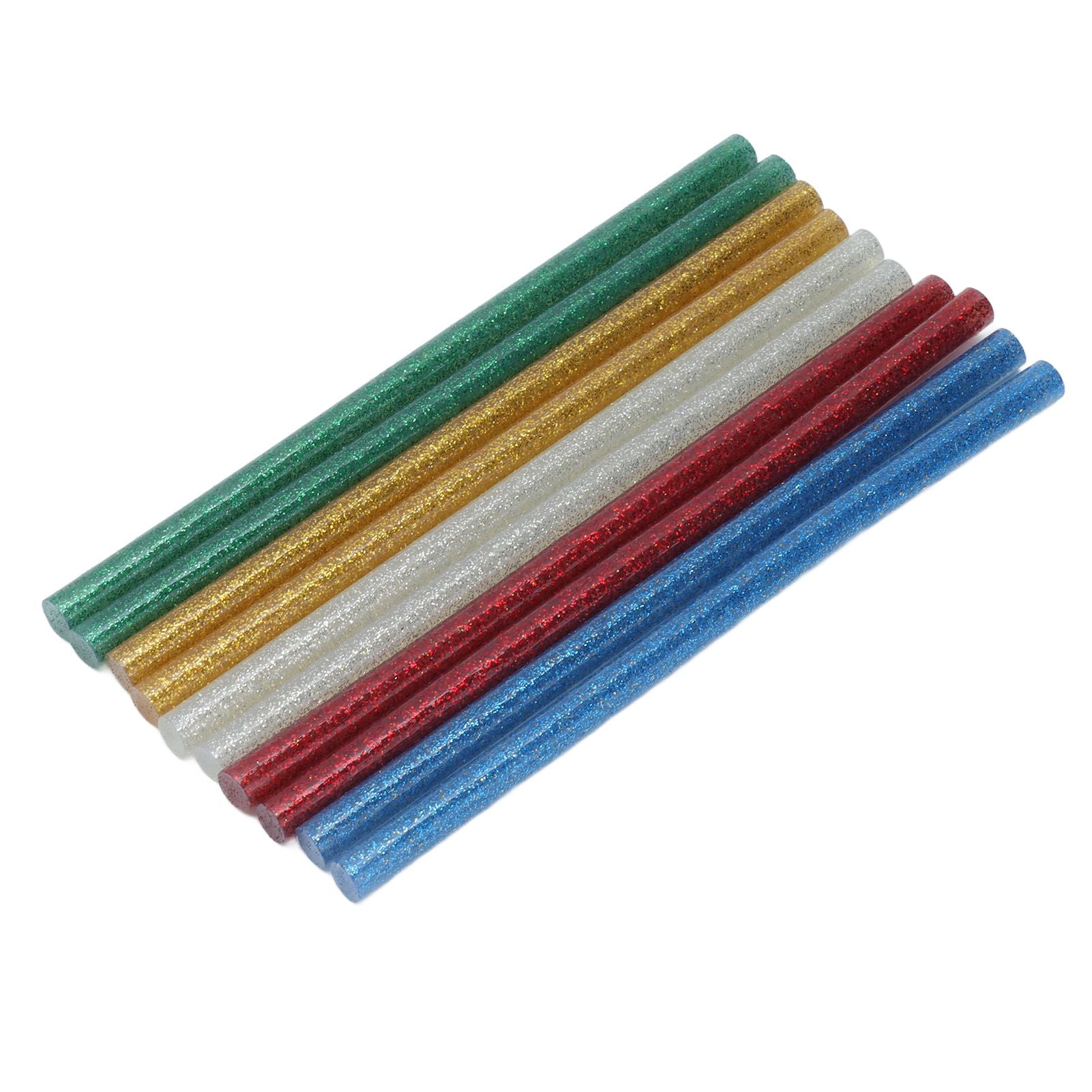 50pcs Full Colour Hot Glue Stick Easy Operation Fast Adhesion Clear Hot Glue Stick 7x140mm