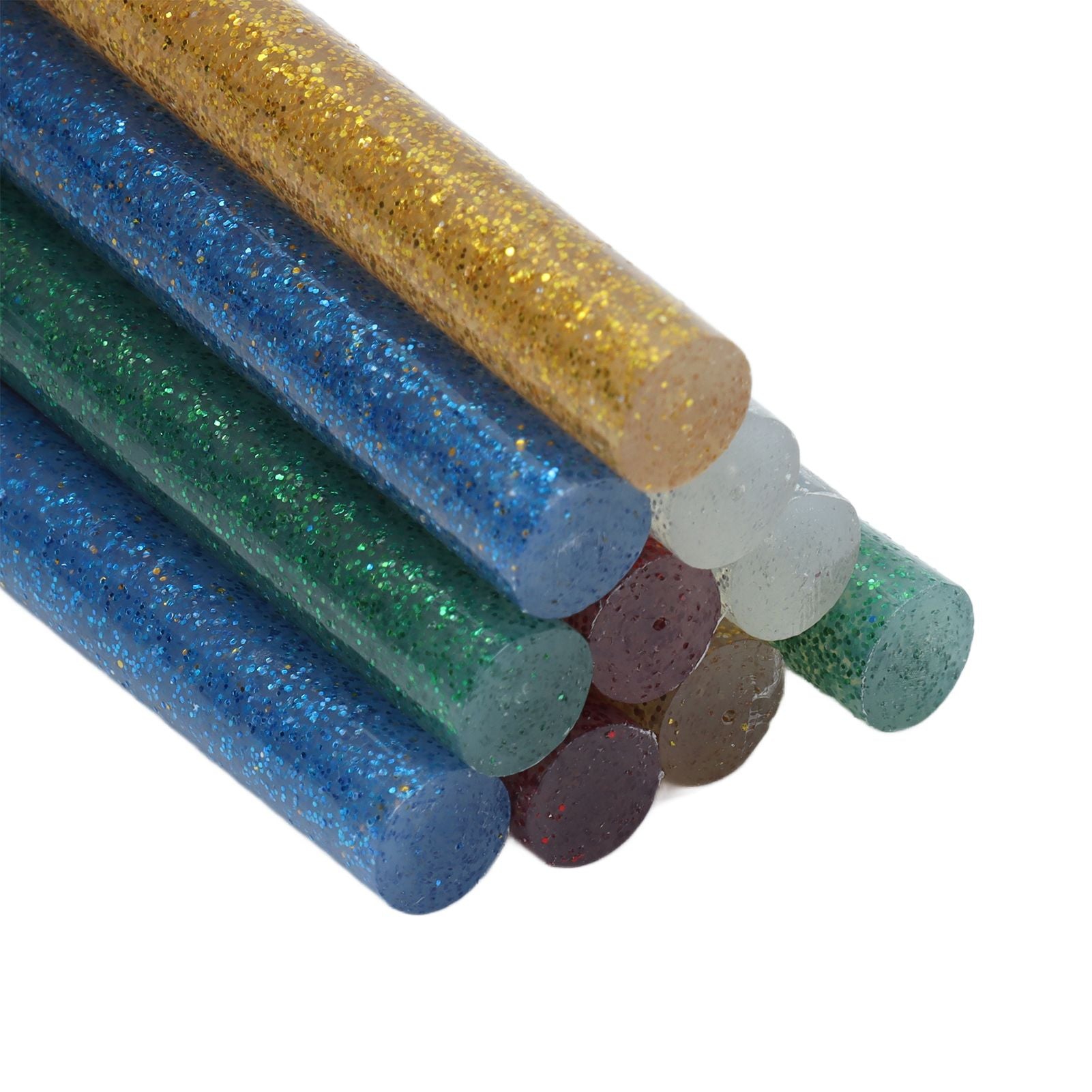 50pcs Full Colour Hot Glue Stick Easy Operation Fast Adhesion Clear Hot Glue Stick 7x140mm