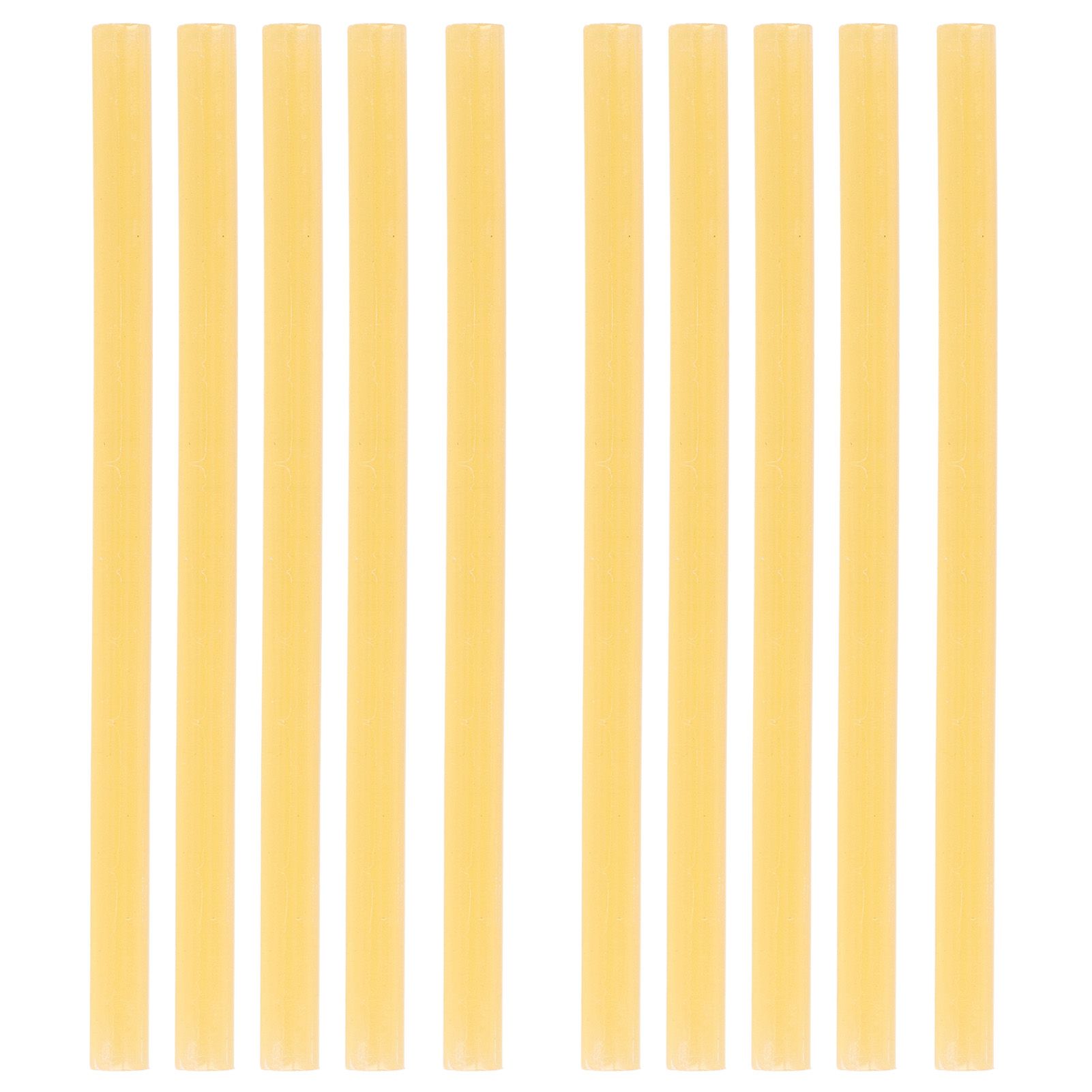 10Pcs Hot Melt Glue Stick 11x200mm Strong Adhesion High Strength Glue Adhesive Sticks for Glue Guns Above 60WYellow