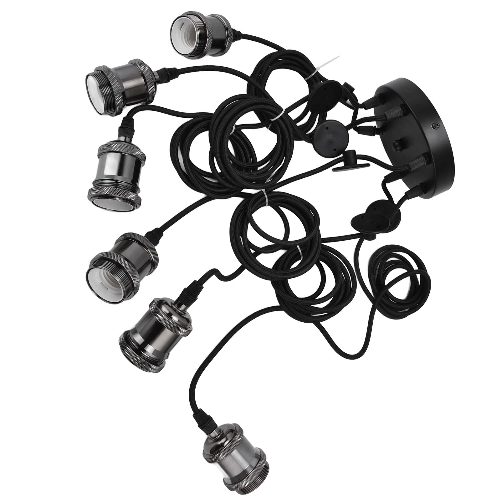 6 Arms Ajustable DIY Ceiling Spider Lamp Holder Retro Beautifully Classic Spider Pendent Lamps Holder