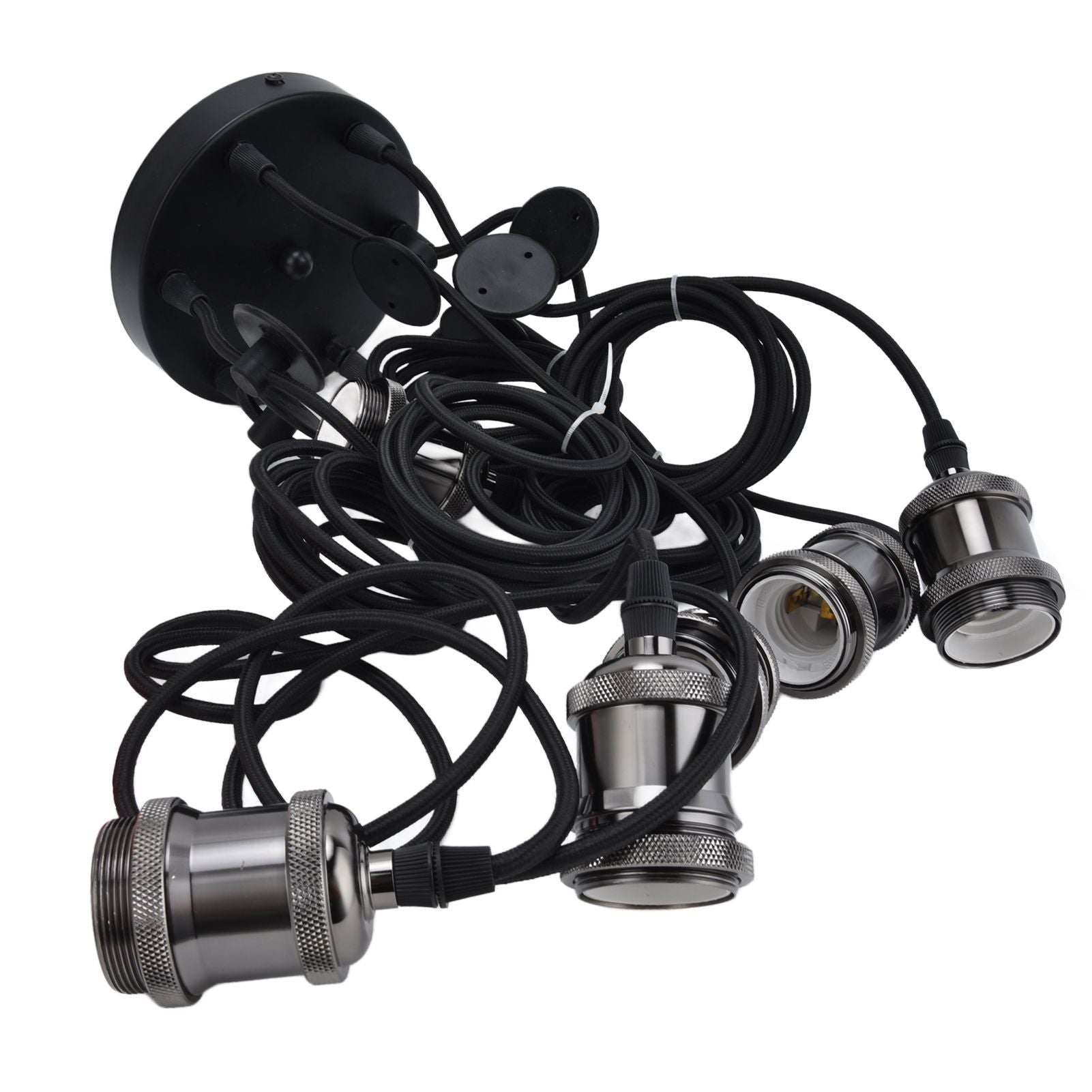 6 Arms Ajustable DIY Ceiling Spider Lamp Holder Retro Beautifully Classic Spider Pendent Lamps Holder