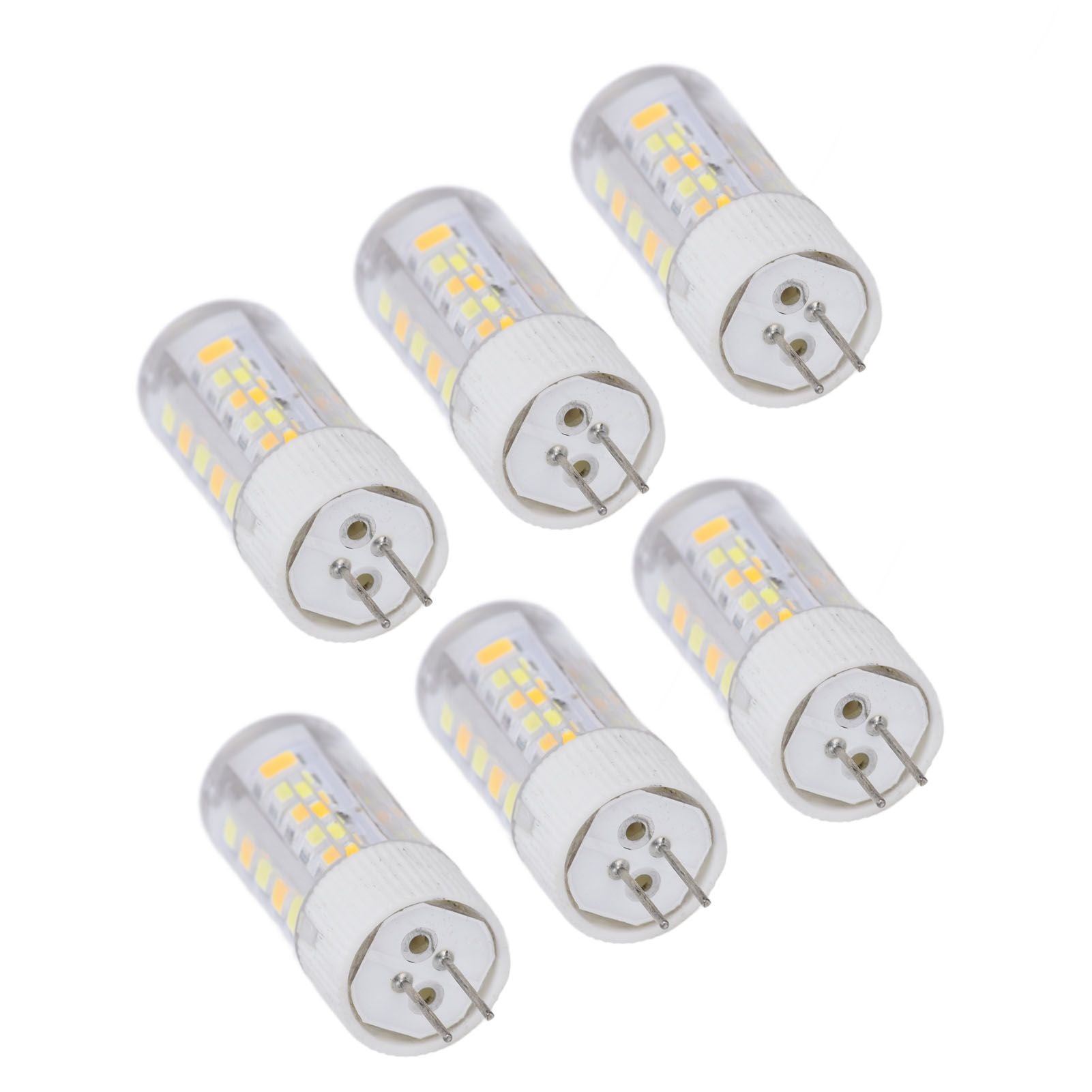 6PCS G4 Light Bulb 3 Light Color 220V Small Ceiling Lamp Bulb Wall Lamp Bulb for Home OfficeG4 3W 32LED
