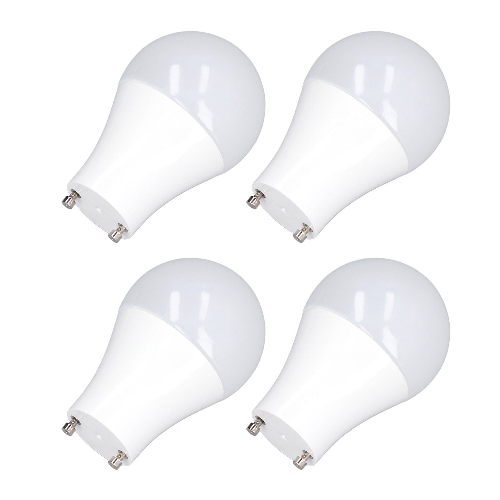 4PCS GU24 Light Bulb High Brightness Energy Saving LED A19 Light Bulb for Bedroom Office 120V5W Warm White 2700K