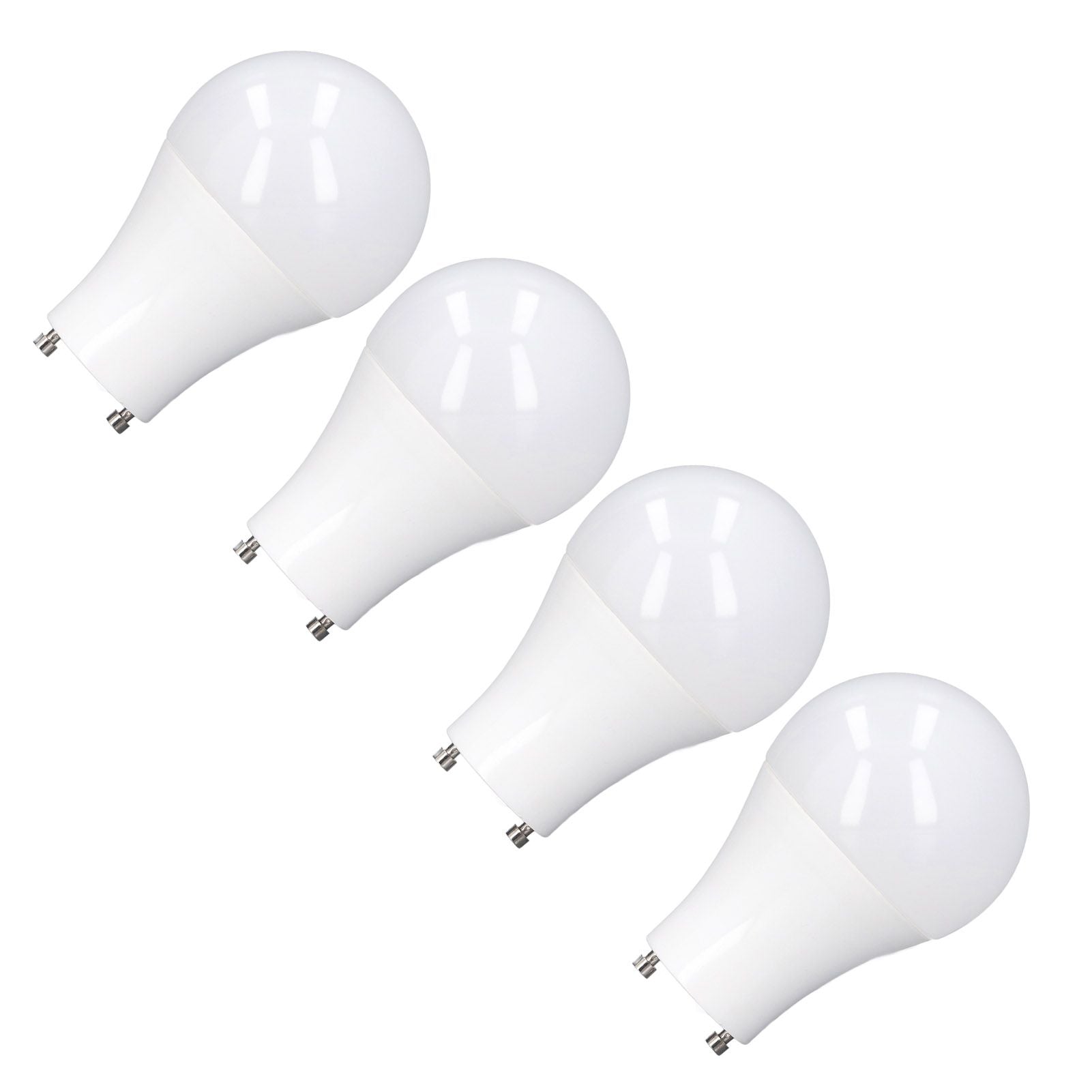 4PCS GU24 Light Bulb High Brightness Energy Saving LED A19 Light Bulb for Bedroom Office 120V5W Warm White 2700K