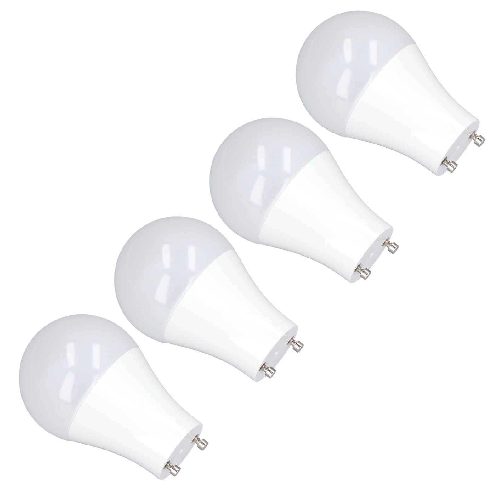 4PCS GU24 Light Bulb High Brightness Energy Saving LED A19 Light Bulb for Bedroom Office 120V5W Warm White 2700K