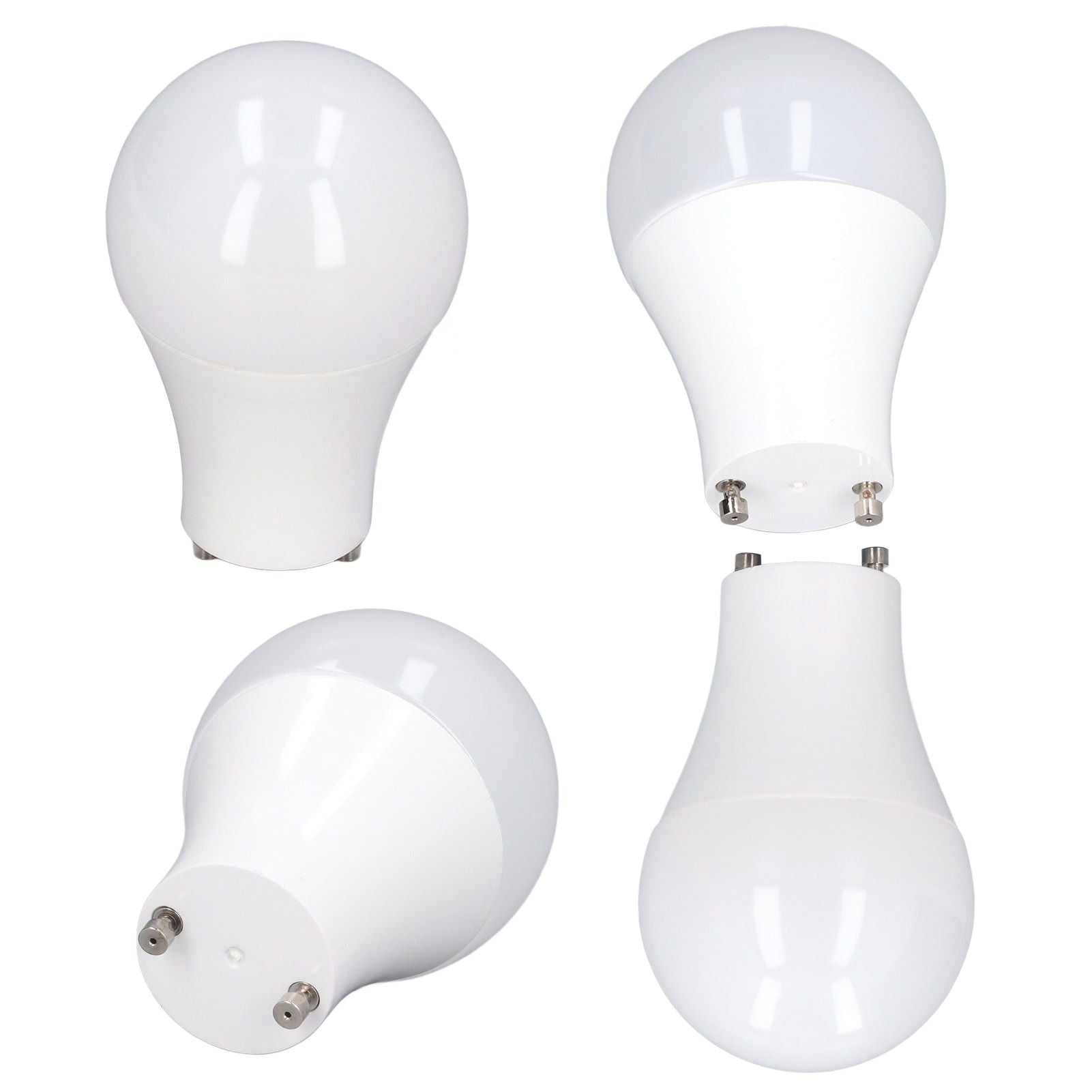 4PCS GU24 Light Bulb High Brightness Energy Saving LED A19 Light Bulb for Bedroom Office 120V5W Cold White 5000K