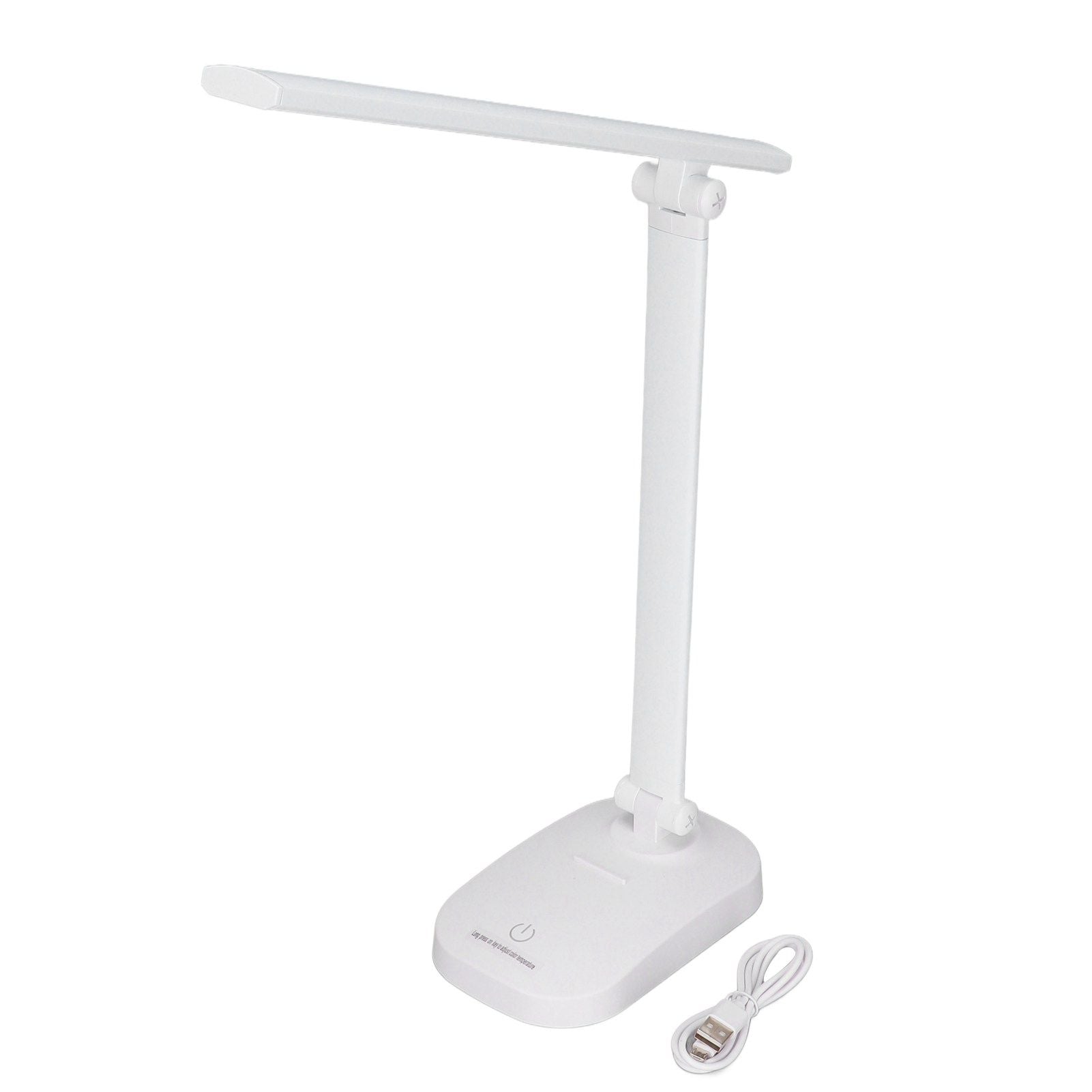LED Table Lamp Eye Protection Foldable 3 Color Lights USB Rechargeable Table Lamp for Table Workbench Sewing Table