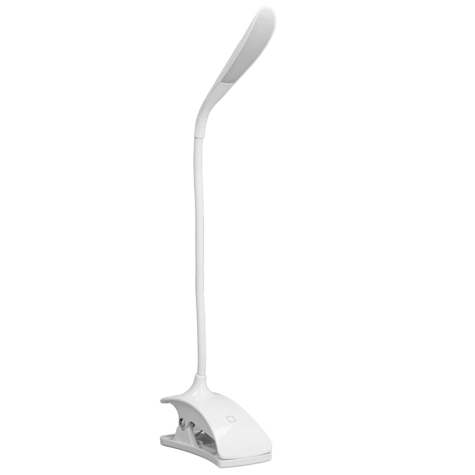 LED Desk Lamp 3 Level Brightness Energy Saving Eye Protection Clip Table Lamp with Flexible Gooseneck