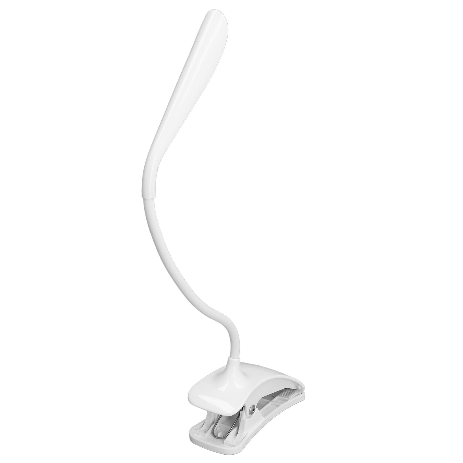 LED Desk Lamp 3 Level Brightness Energy Saving Eye Protection Clip Table Lamp with Flexible Gooseneck