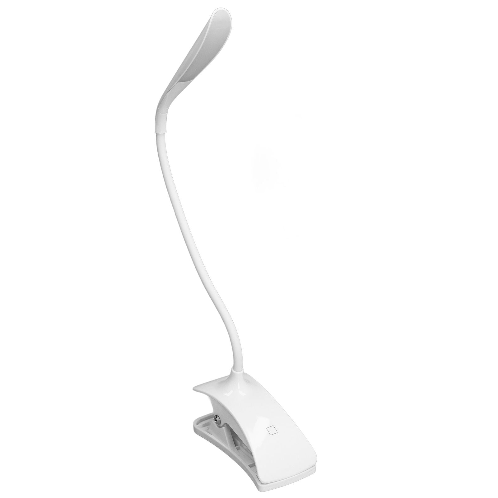 LED Desk Lamp 3 Level Brightness Energy Saving Eye Protection Clip Table Lamp with Flexible Gooseneck