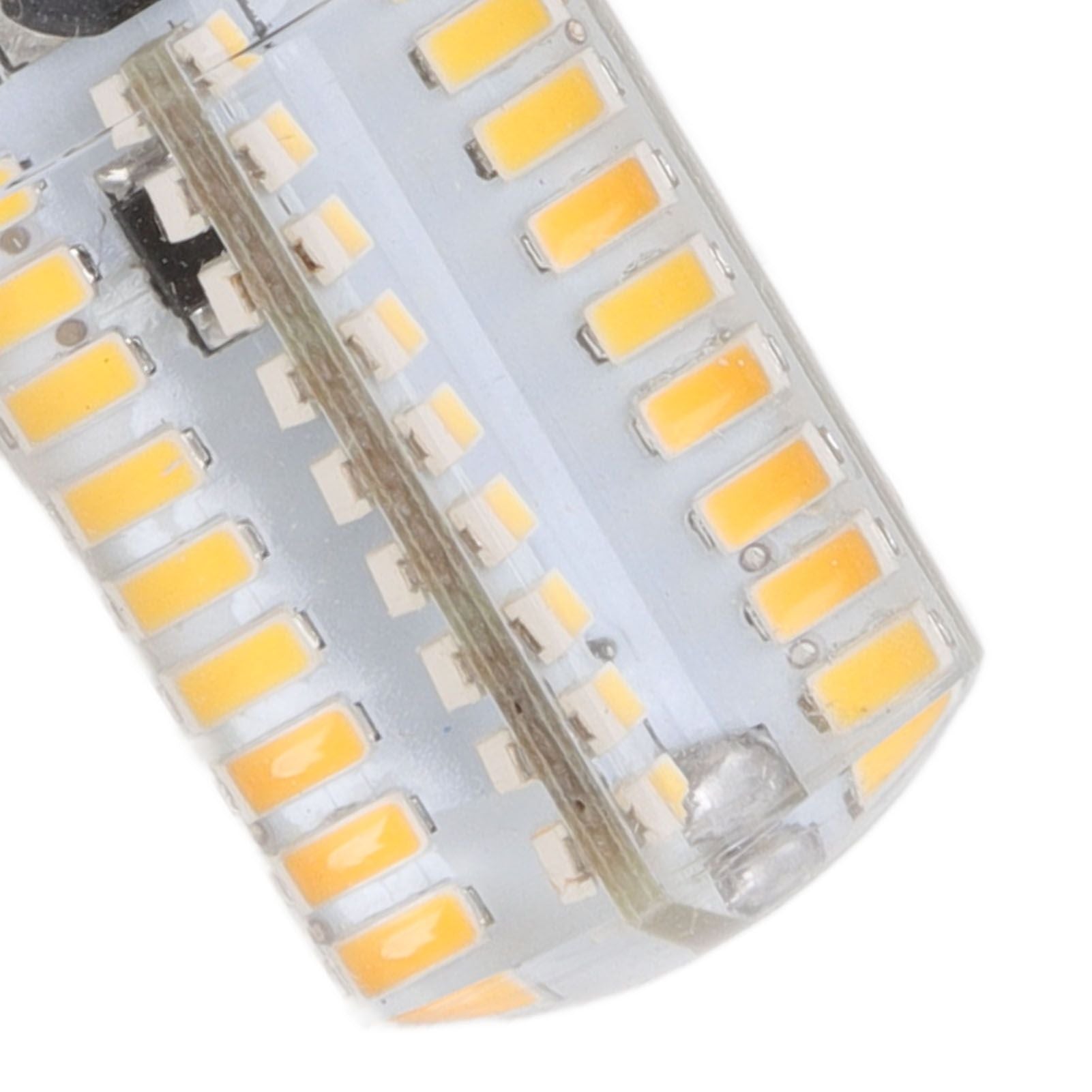 6Pcs GY6.35 LED Bulbs 5W AC 12V Warm White 2700 to 3000K White 6000 to 6500K 500LM 72LED Light Bulbs for Home Office Warm White