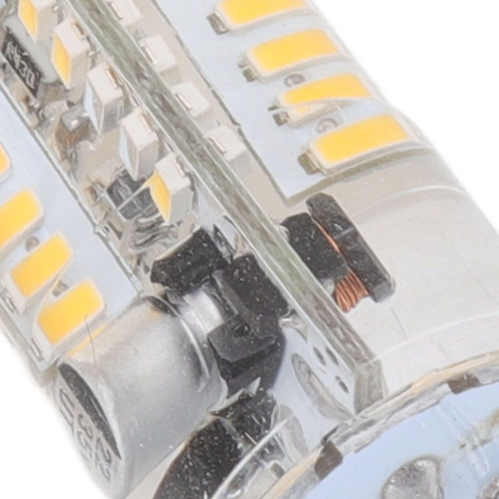 6Pcs GY6.35 LED Bulbs 5W AC 12V Warm White 2700 to 3000K White 6000 to 6500K 500LM 72LED Light Bulbs for Home Office Warm White