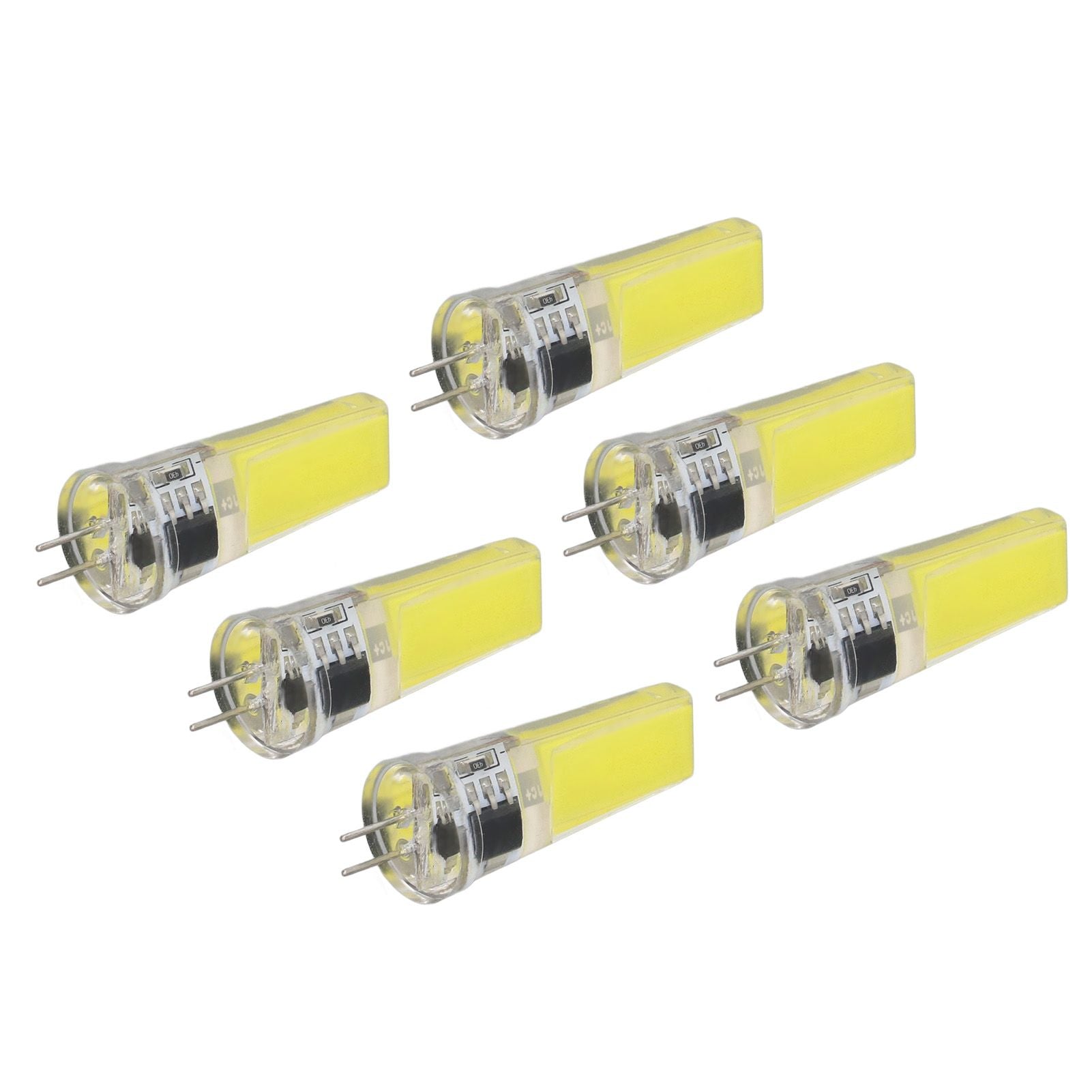 6 Pieces G4 LED Bulbs 9W Dimmable COB Lamp 500LM for Home Ceiling Landscape Chandelier Lamps 6500K White Light