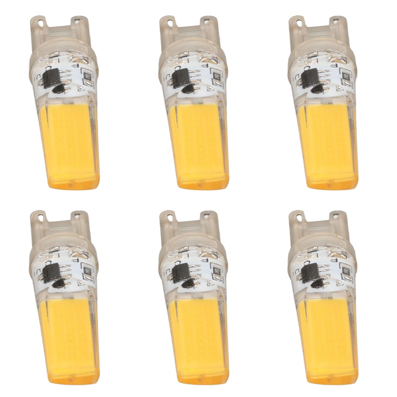 6pcs G9 LED Light Bulb COB Dimmable Professional G9 LED Bulb Replacement for Wall Lamps Table Lamps 220V Warm Light