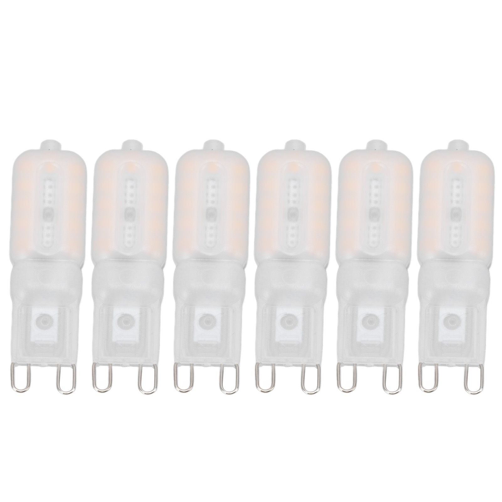 G9 Light Bulb Dimmable Eye Protection Energy Saving 5W 22 LED Small Bulbs for Ceiling Lamp Desk Lamp 6pcs Warm Light 220V