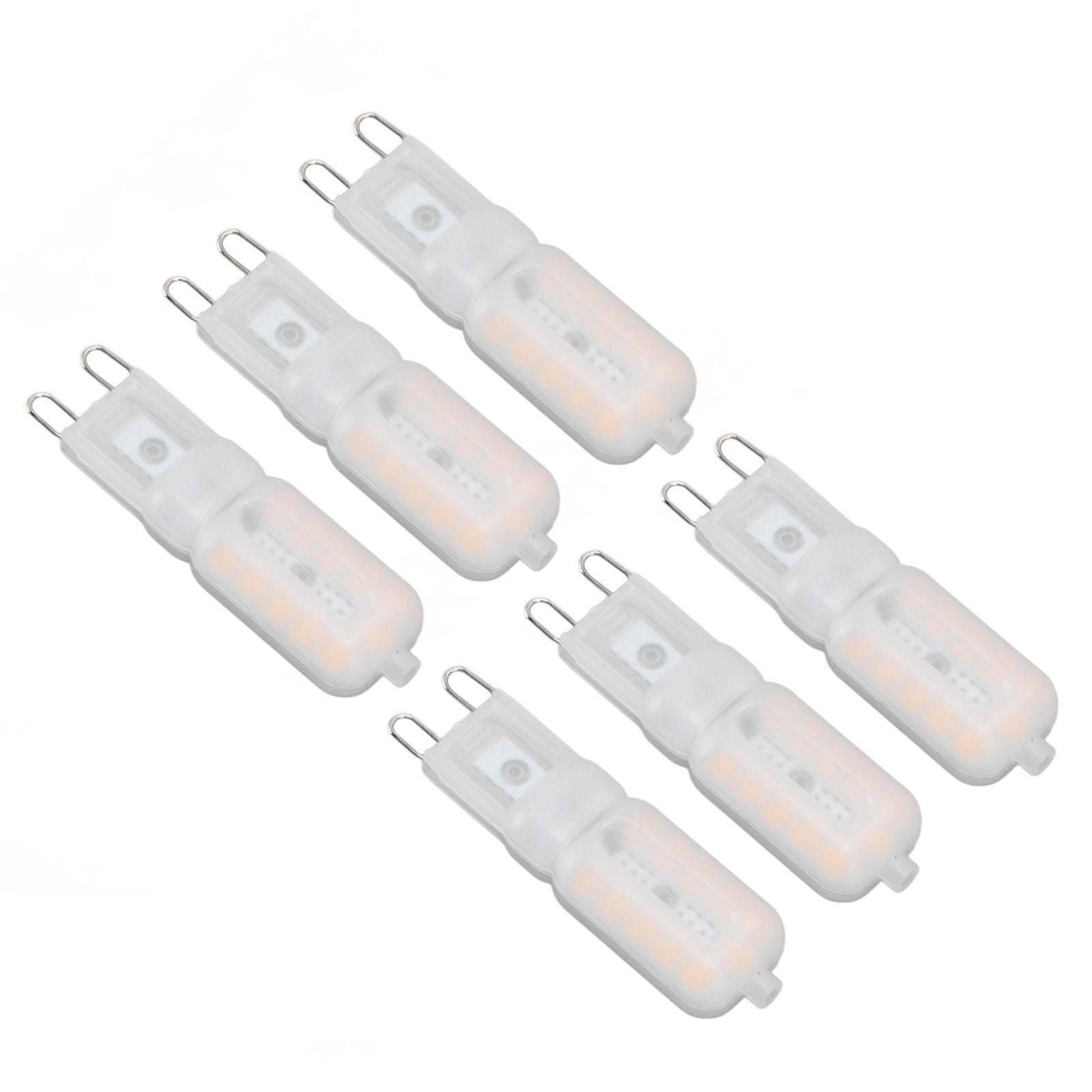 G9 Light Bulb Dimmable Eye Protection Energy Saving 5W 22 LED Small Bulbs for Ceiling Lamp Desk Lamp 6pcs Warm Light 220V