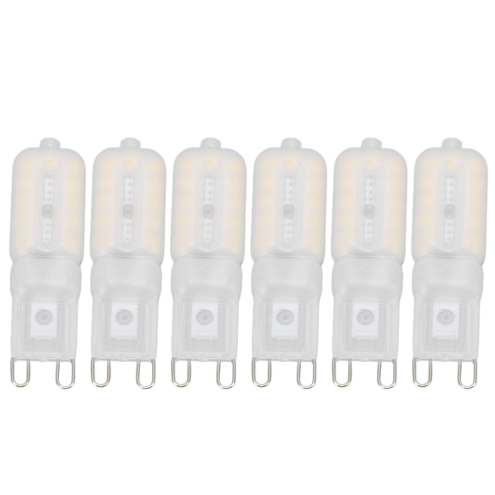 G9 Light Bulb Dimmable Eye Protection Energy Saving 5W 22 LED Small Bulbs for Ceiling Lamp Desk Lamp 6pcs Natural Light 220V