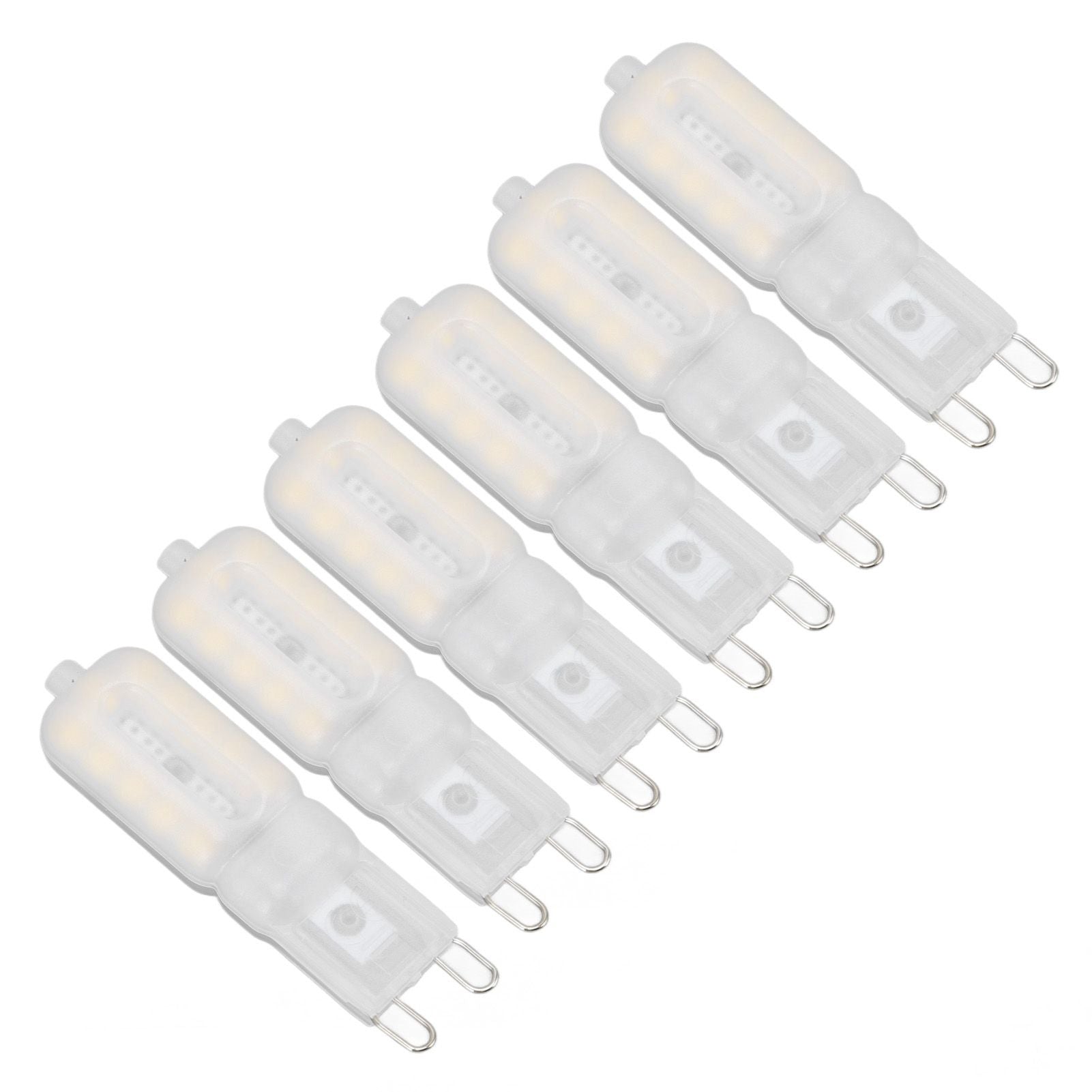 G9 Light Bulb Dimmable Eye Protection Energy Saving 5W 22 LED Small Bulbs for Ceiling Lamp Desk Lamp 6pcs Natural Light 220V