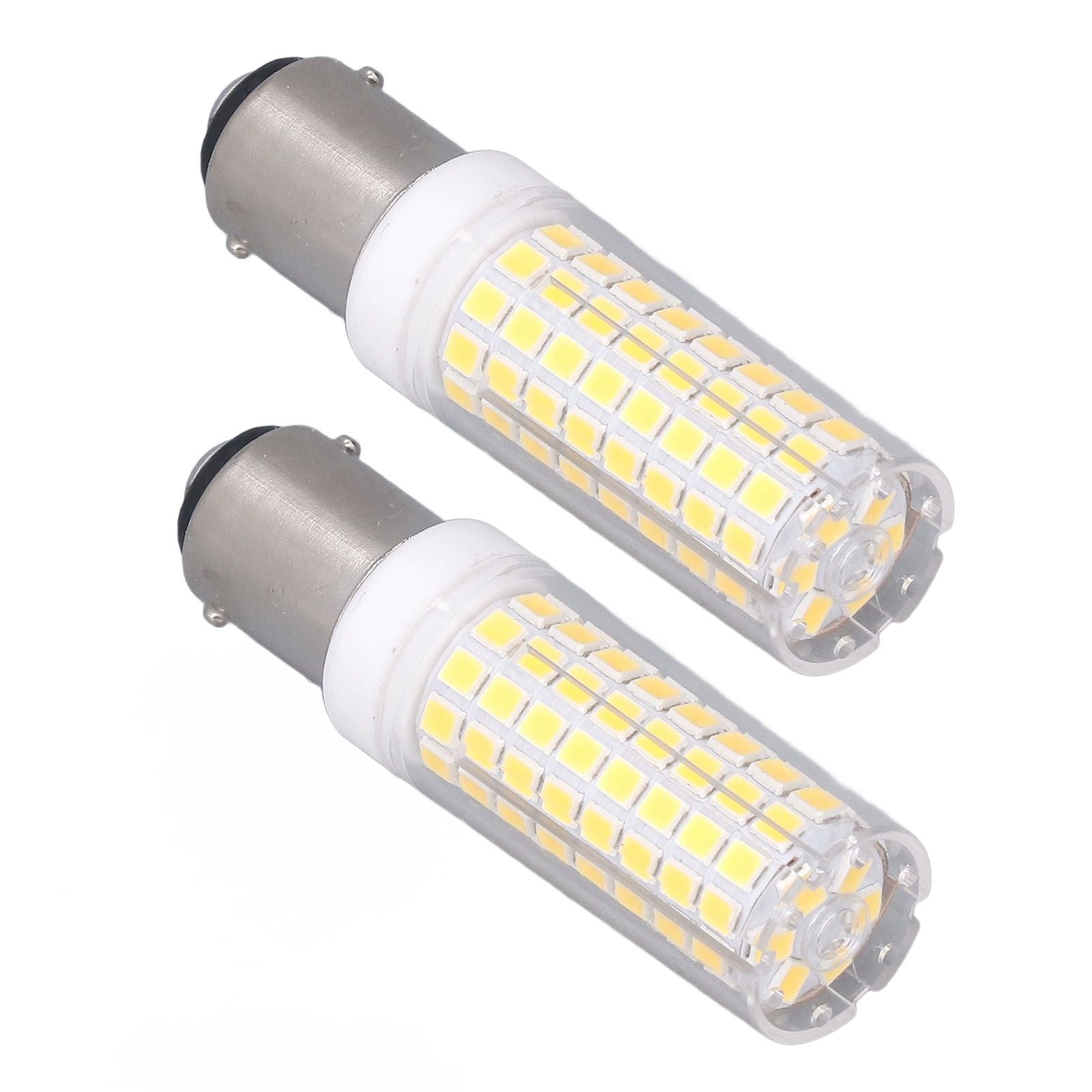2 Pcs LED Corn Bulb BA15D 10W Dimmable Energy Saving 102LEDs Ceramic Light Bulb AC 100‑120V