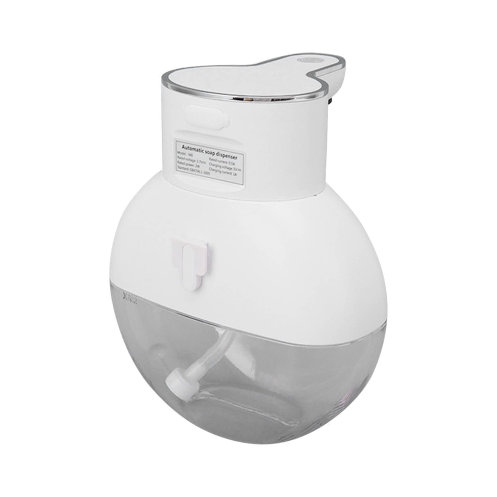 Automatic Soap Dispenser Touchless Rechargeable IPX5 Waterproof Wall Mounted Induction Soap Dispenser 400ml White Foam