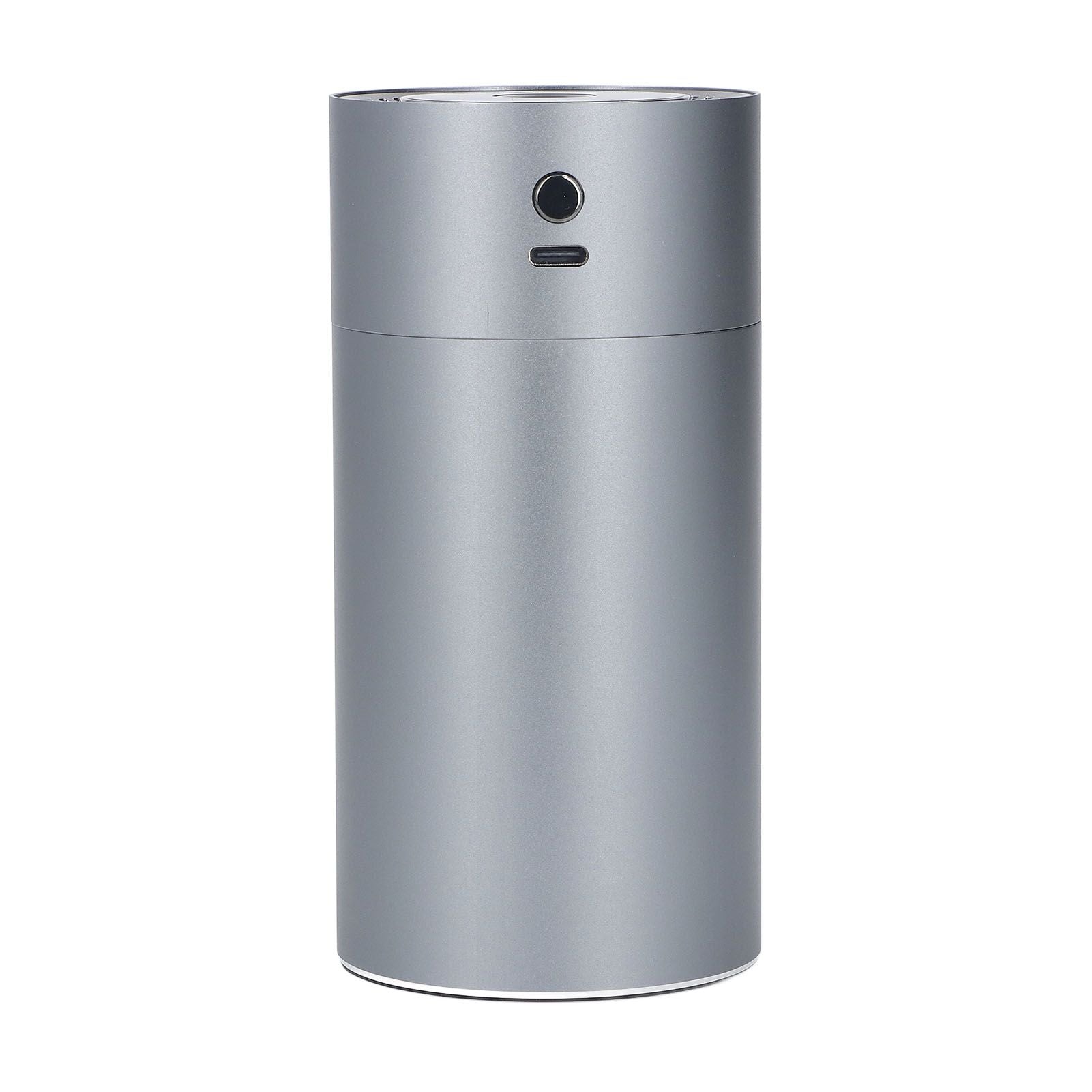 Car Fragrance Humidifier USB 3 Gears Adjustable Automatic Induction Portable Aromatherapy Humidifier with Colorful Light Grey