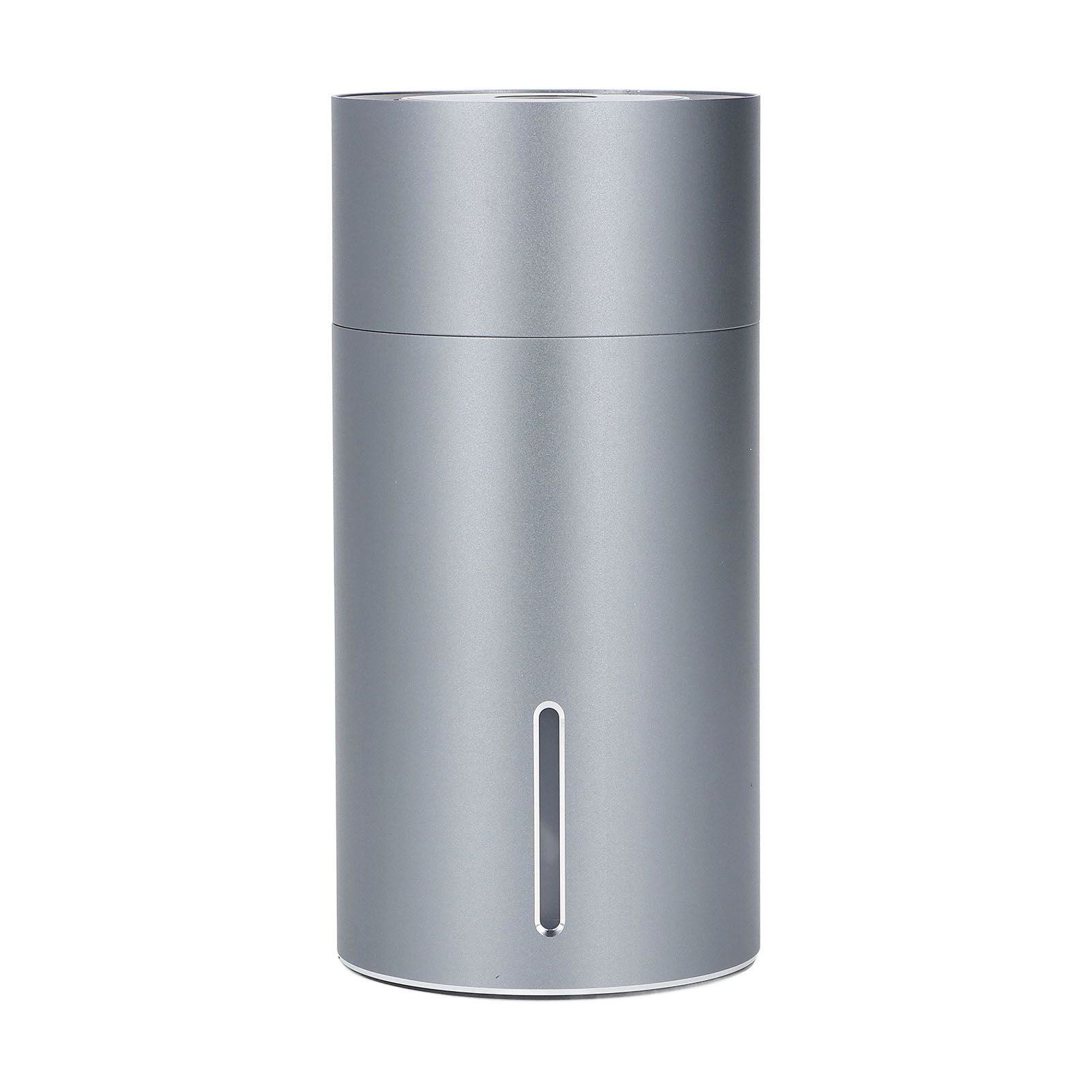 Car Fragrance Humidifier USB 3 Gears Adjustable Automatic Induction Portable Aromatherapy Humidifier with Colorful Light Grey