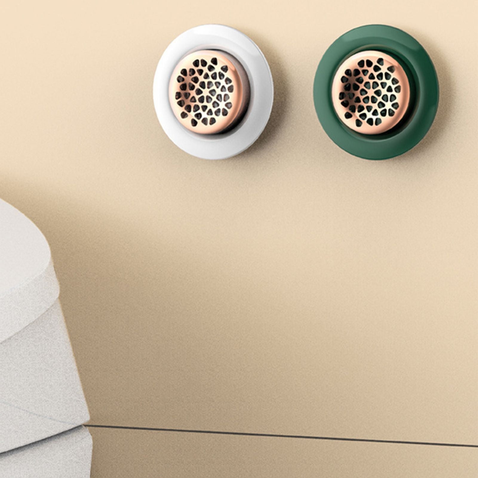 Solid Air Freshener Punching Free Long Lasting Modern Delicate Air Aromatherapy Deodorizers for Bathroom Shoes Cabinet White