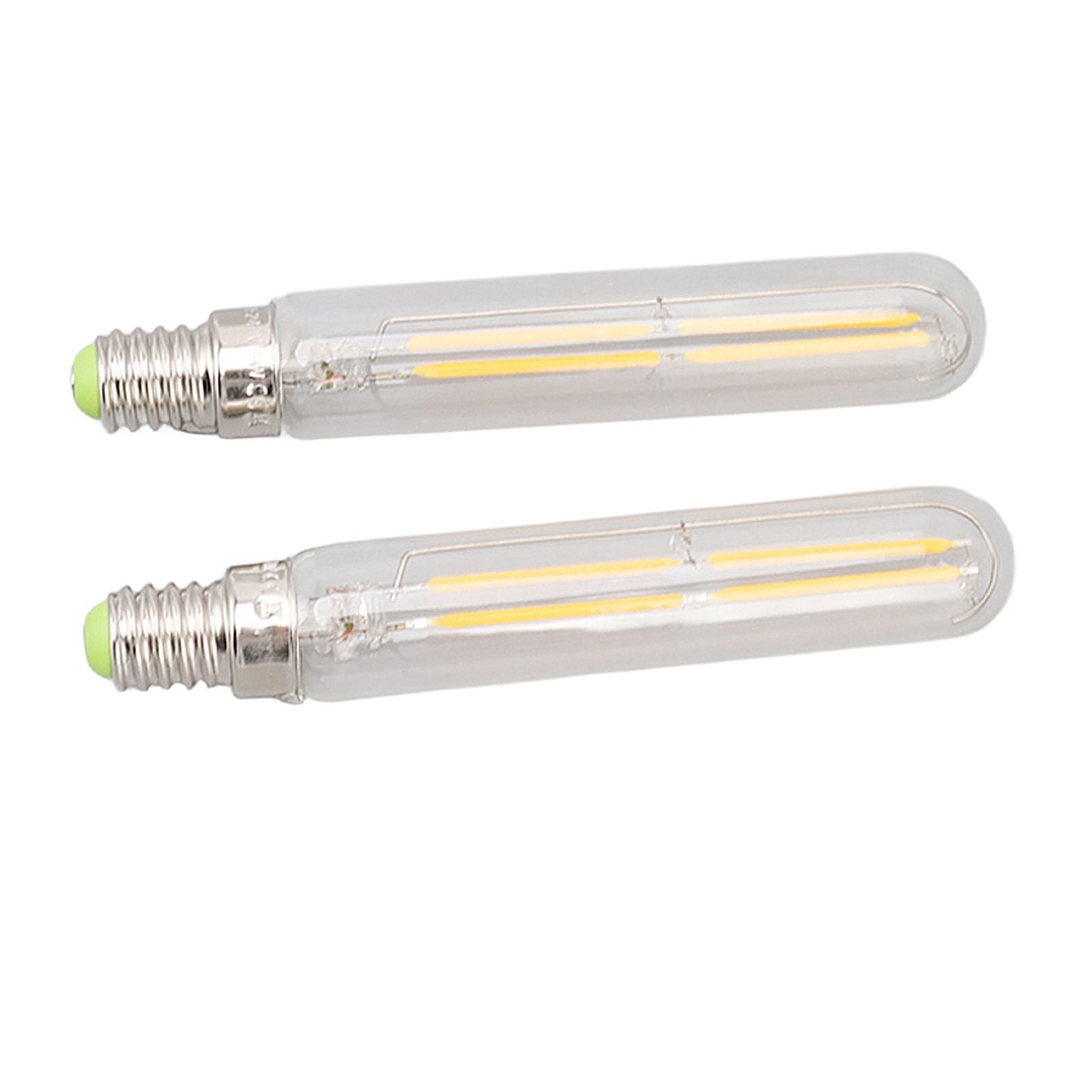 2Pcs LED Tube Bulb 4W E14 2300K Tubular Light Lamp Bulbs T20x120 220‑240V for Lighting