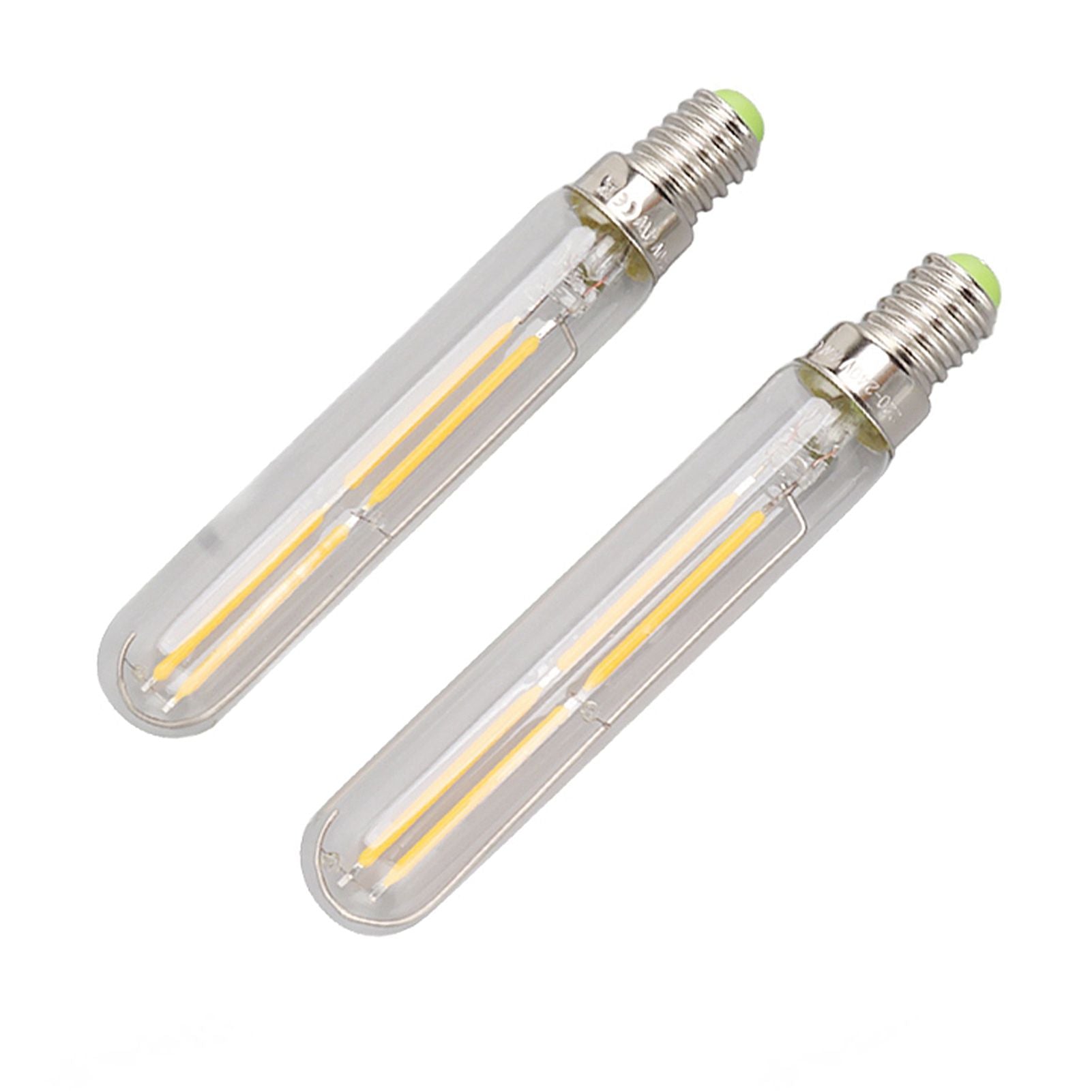 2Pcs LED Tube Bulb 4W E14 2300K Tubular Light Lamp Bulbs T20x120 220‑240V for Lighting