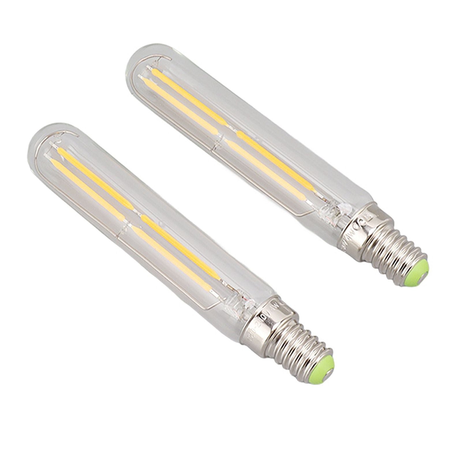 2Pcs LED Tube Bulb 4W E14 2300K Tubular Light Lamp Bulbs T20x120 220‑240V for Lighting