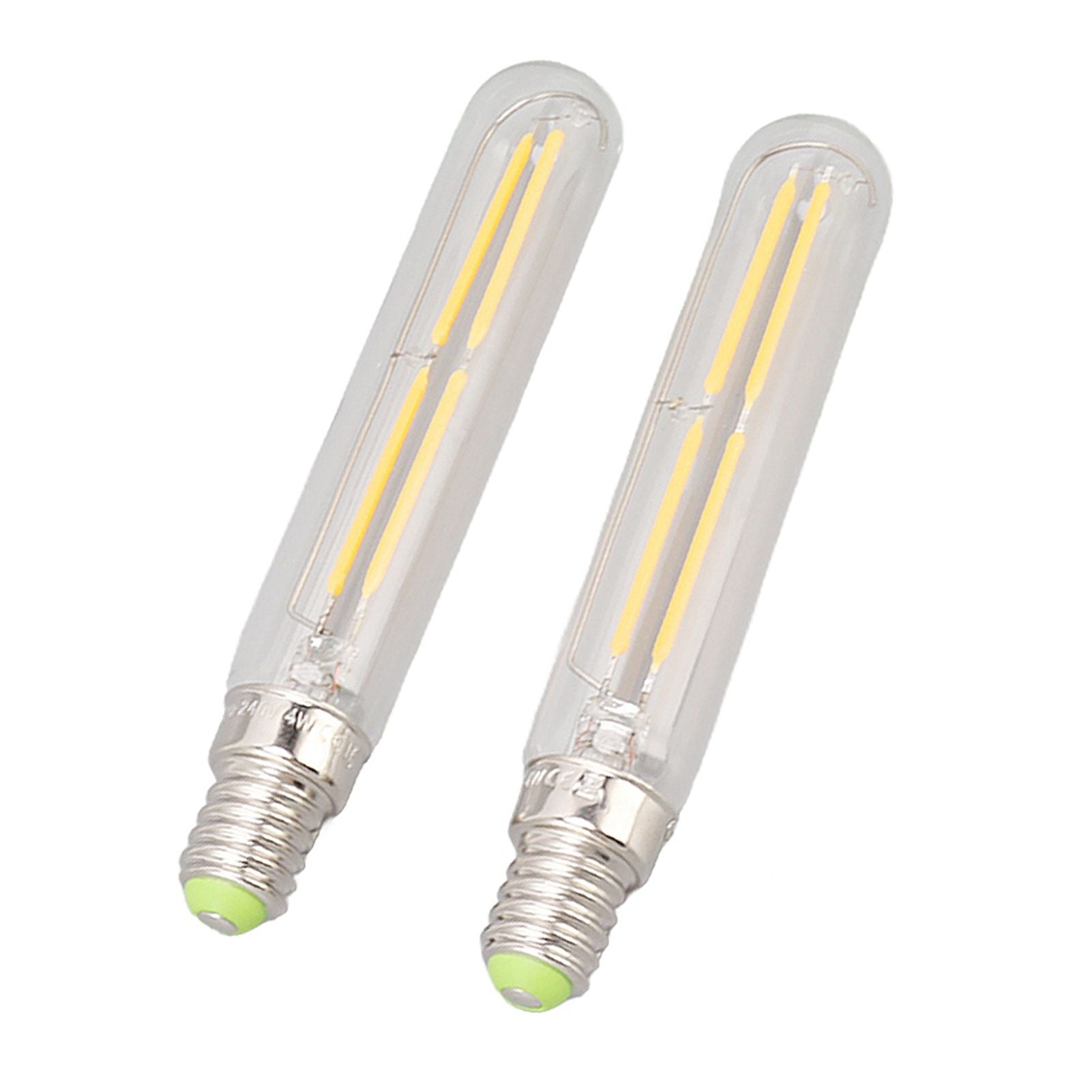 2Pcs LED Tube Bulb 4W E14 2300K Tubular Light Lamp Bulbs T20x120 220‑240V for Lighting