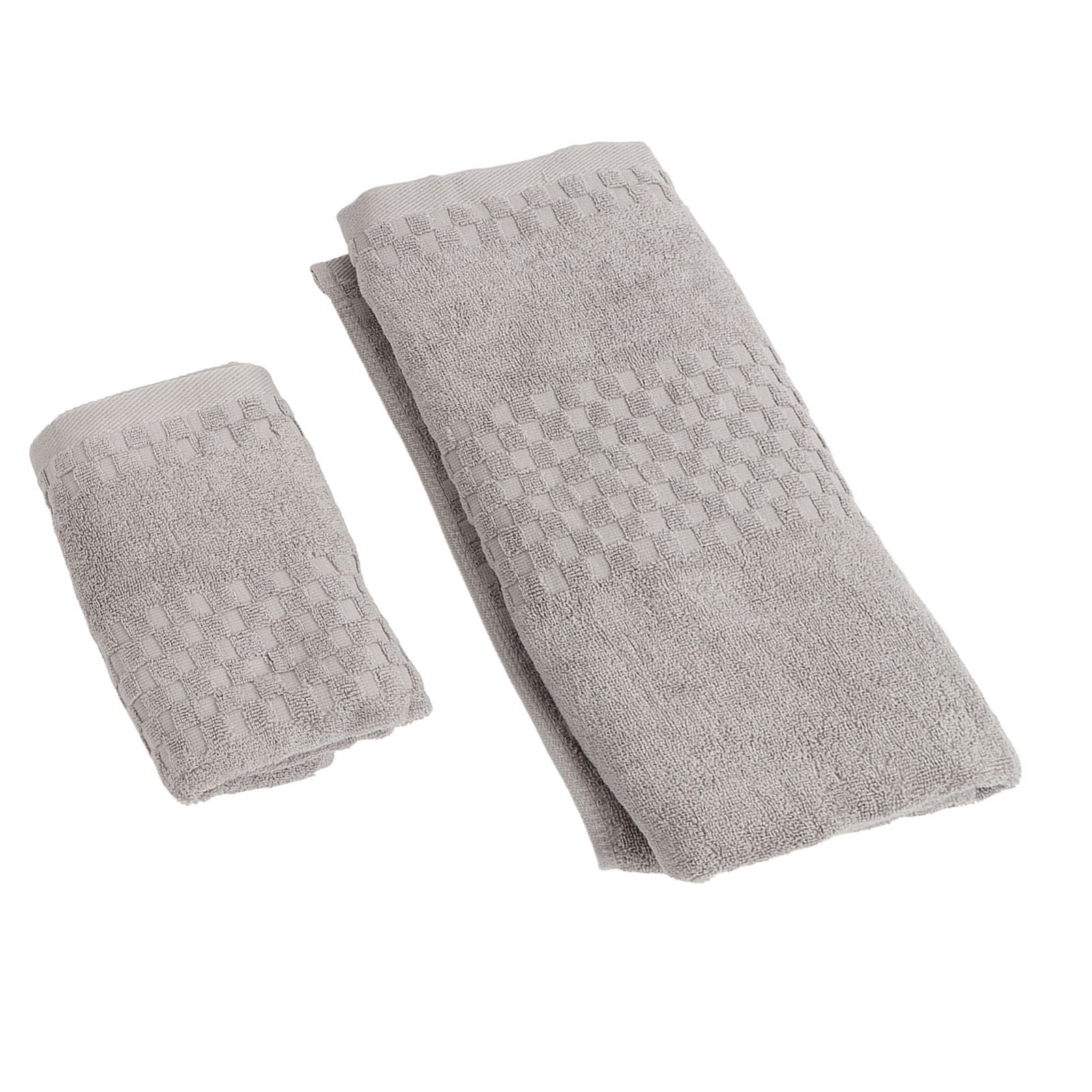 1 Bath Towel 1 Hand Towel Pure Quick Drying Absorbent Cotton Bath Towel Set for Adults 70x140cm