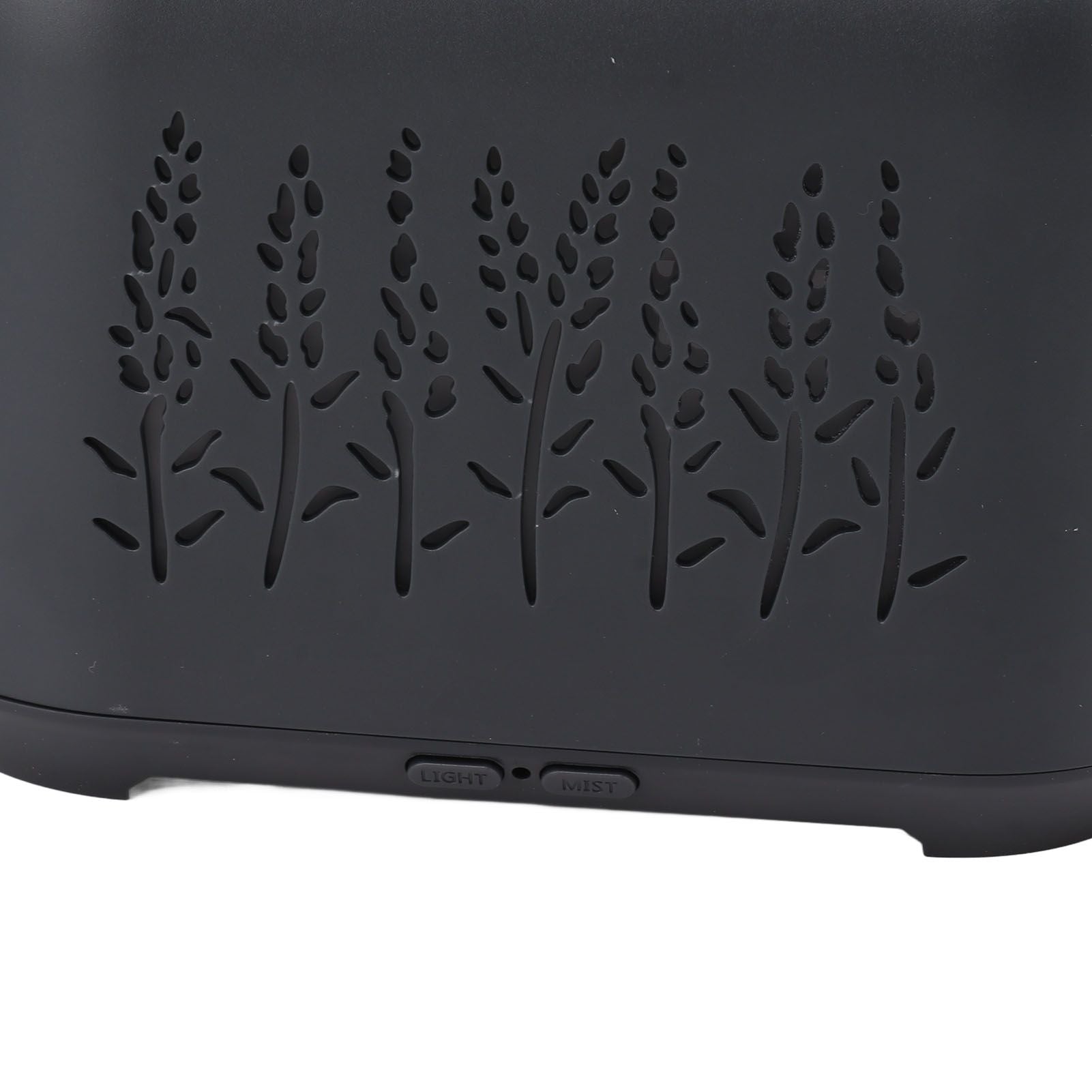Flame Aroma Diffuser Quiet Auto Off Protection USB Essential Oil Diffuser Humidifier with Colorful Light 130ml Grayish Black