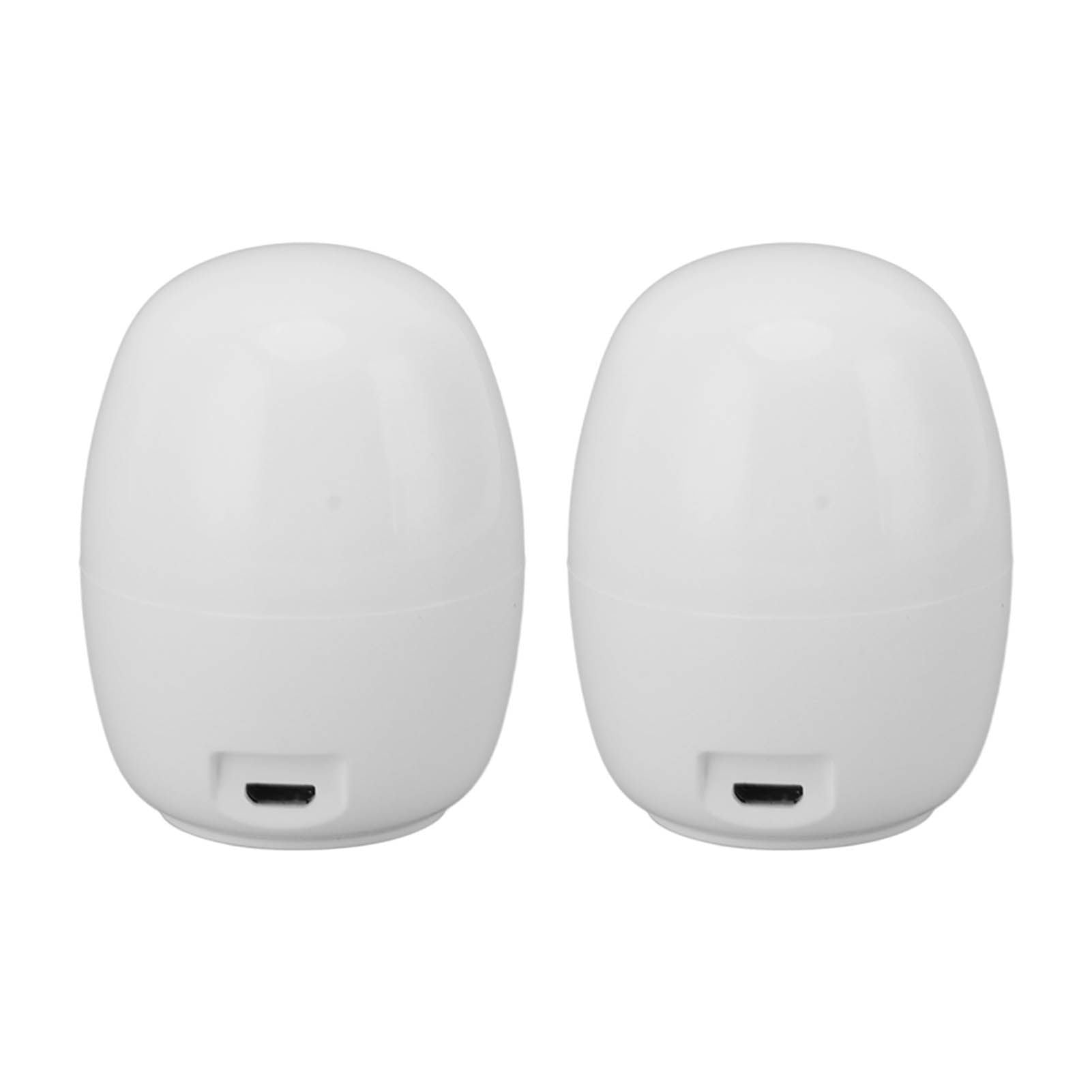 2Pcs Mini LED Nail Lamp Cute Mini Eggshell Quick Drying Portable UV Gel Nail Lamp for Home Nail Salon