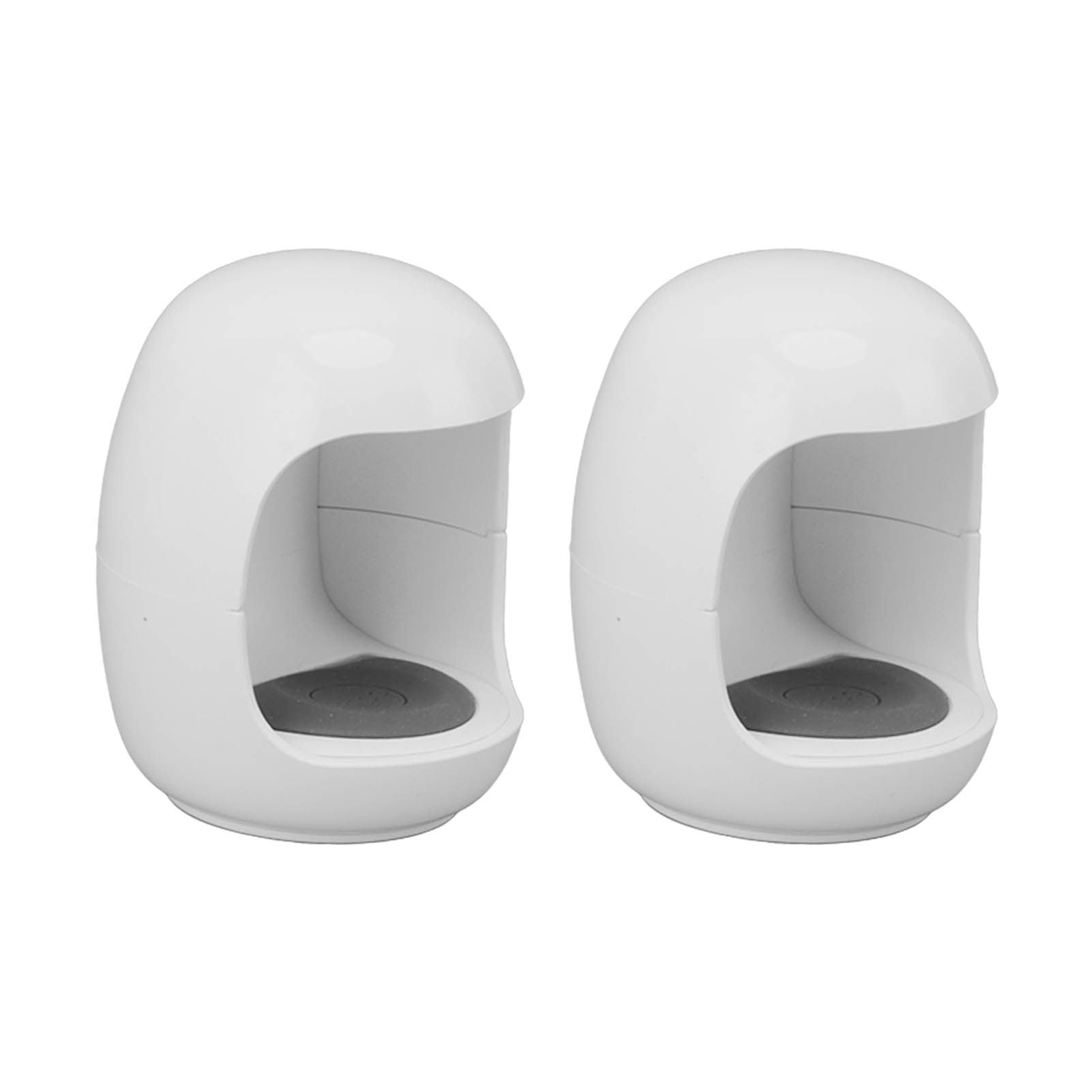 2Pcs Mini LED Nail Lamp Cute Mini Eggshell Quick Drying Portable UV Gel Nail Lamp for Home Nail Salon