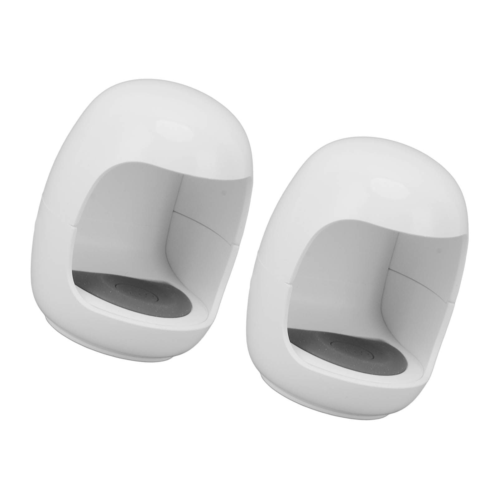 2Pcs Mini LED Nail Lamp Cute Mini Eggshell Quick Drying Portable UV Gel Nail Lamp for Home Nail Salon